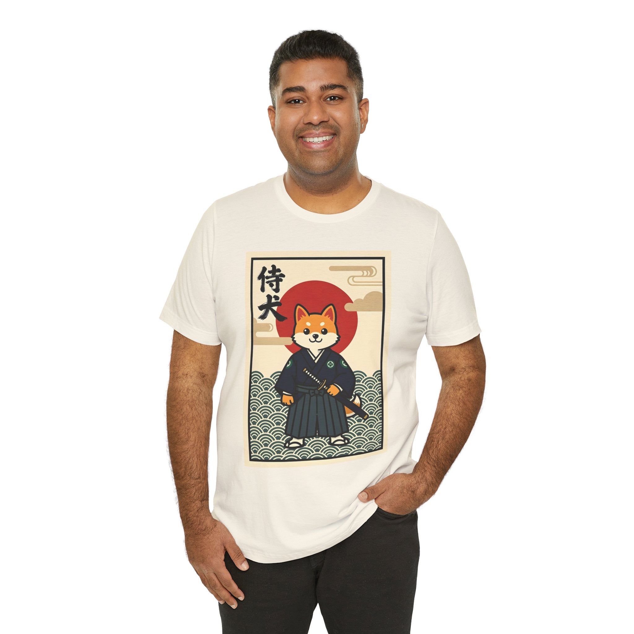Samurai Shiba Inu Tee — Japanese Vintage Dog Graphic T-Shirt