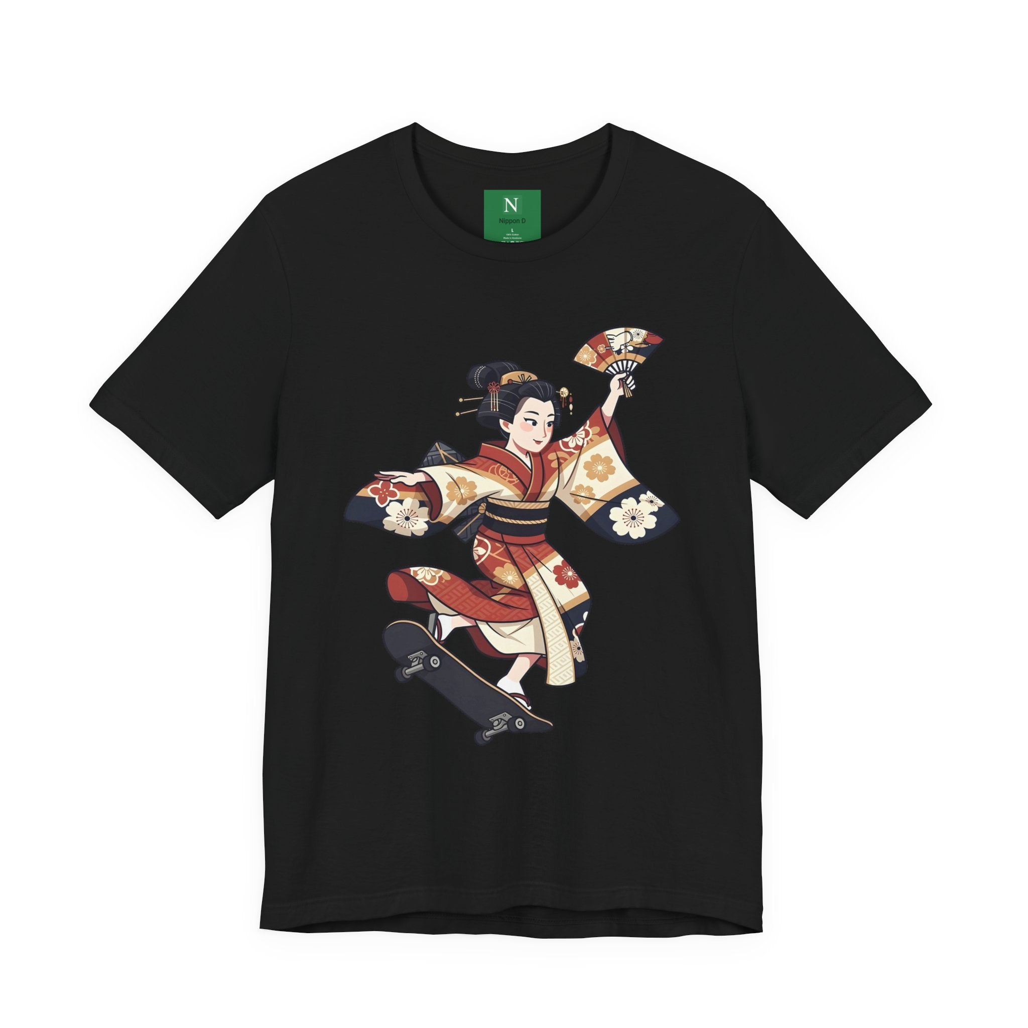 Skateboarding Geisha T-Shirt