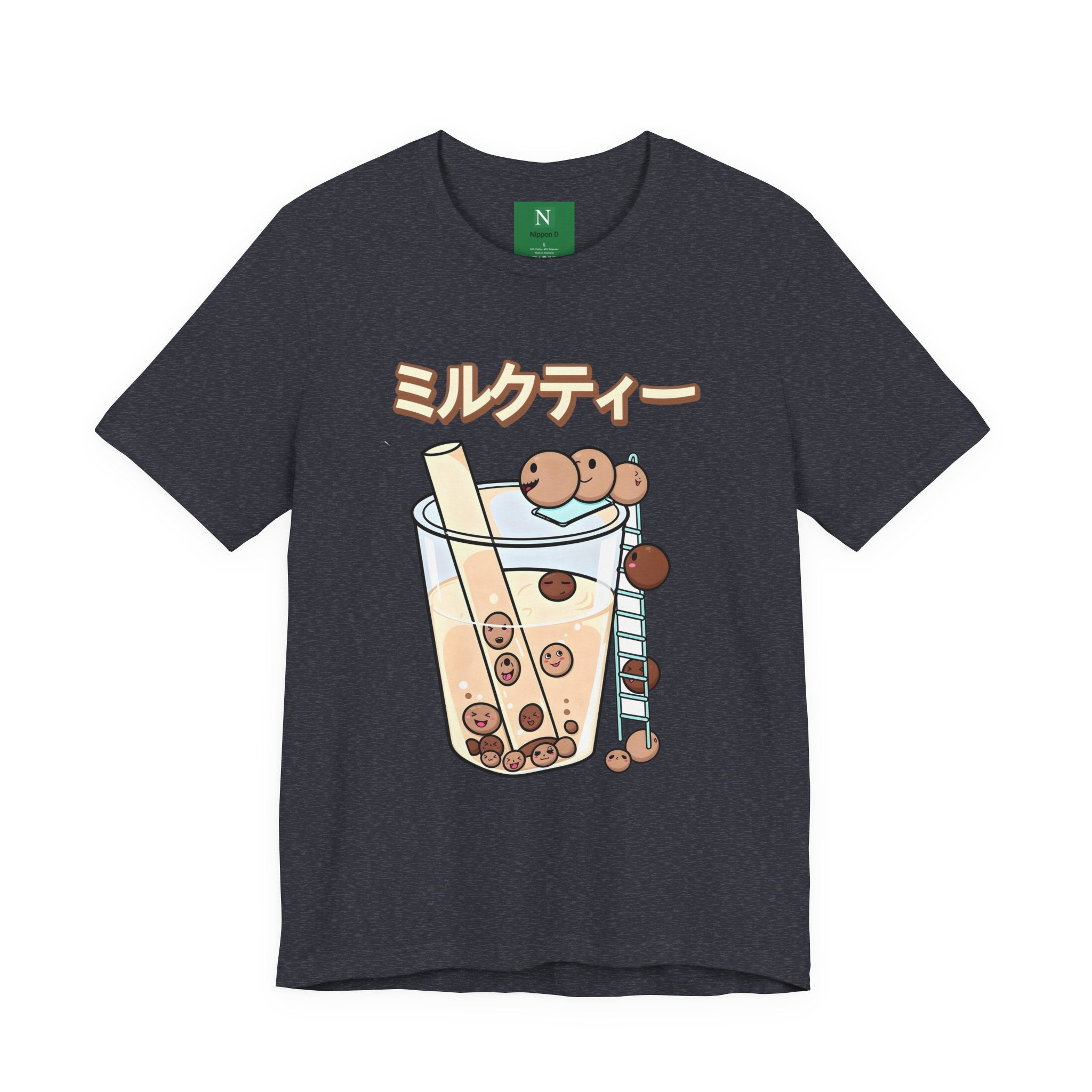 Boba Milk Tea T‑Shirt – ミルクティー Bubble Tea Graphic Tee