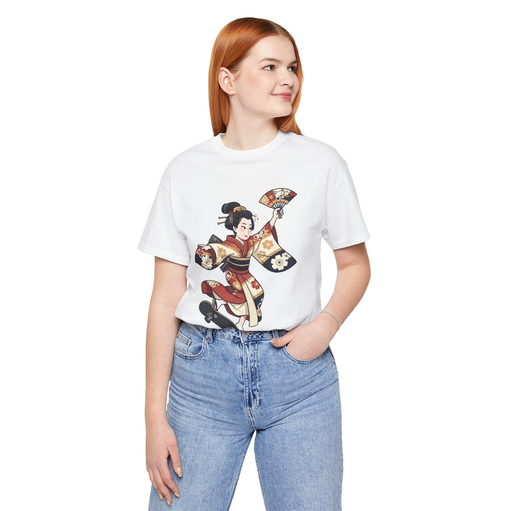 Skateboarding Geisha T-Shirt