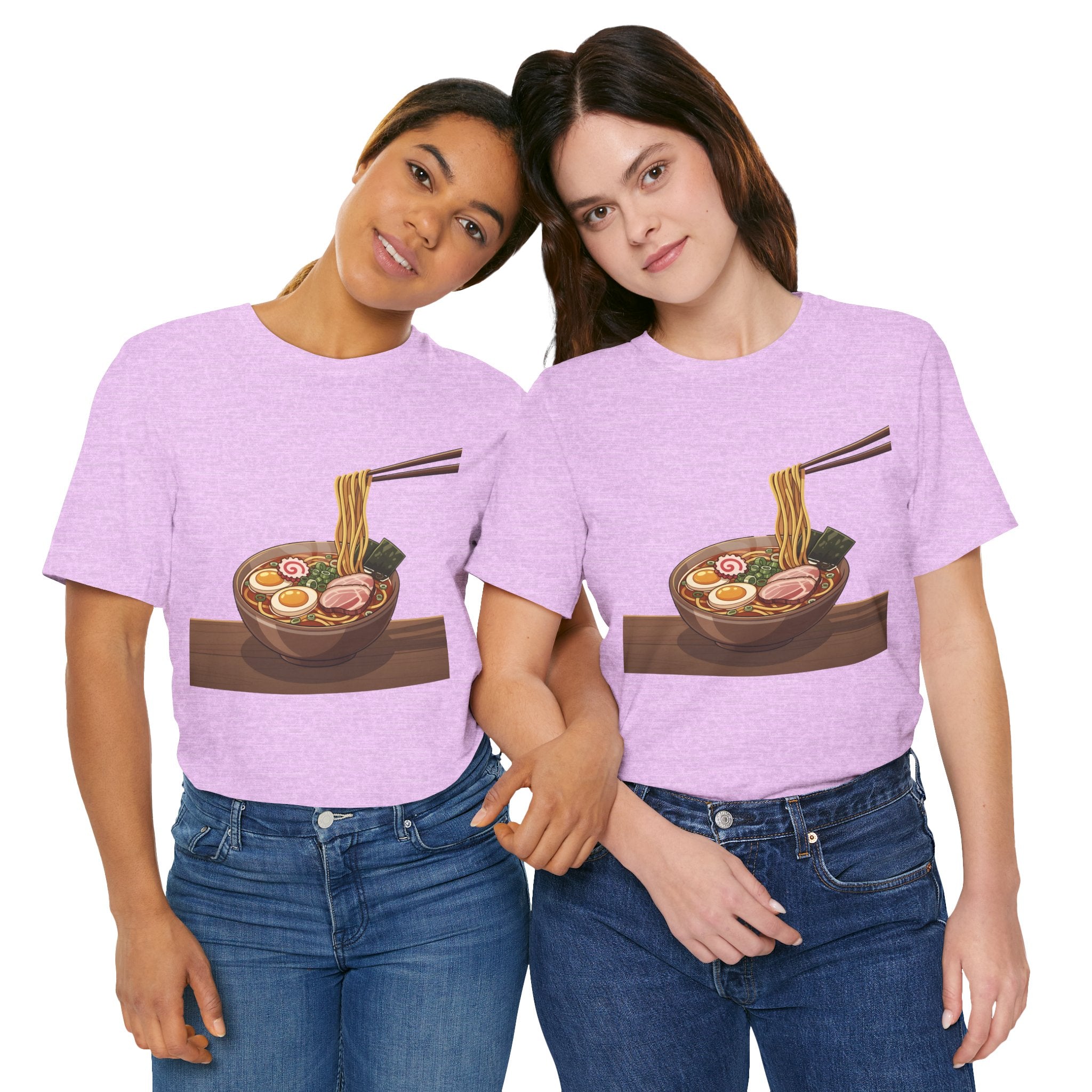 Ramen Bowl Graphic Tee – Chopsticks & Noodles Japanese Food T-Shirt