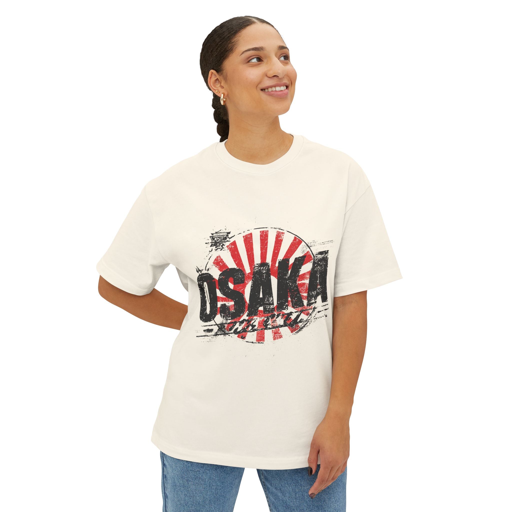 Copy of Japanese Wave Art Unisex Oversized Boxy Tee, Casual Streetwear, Vintage Graphic Tee, Summer Outfit, Gift for Art Lovers