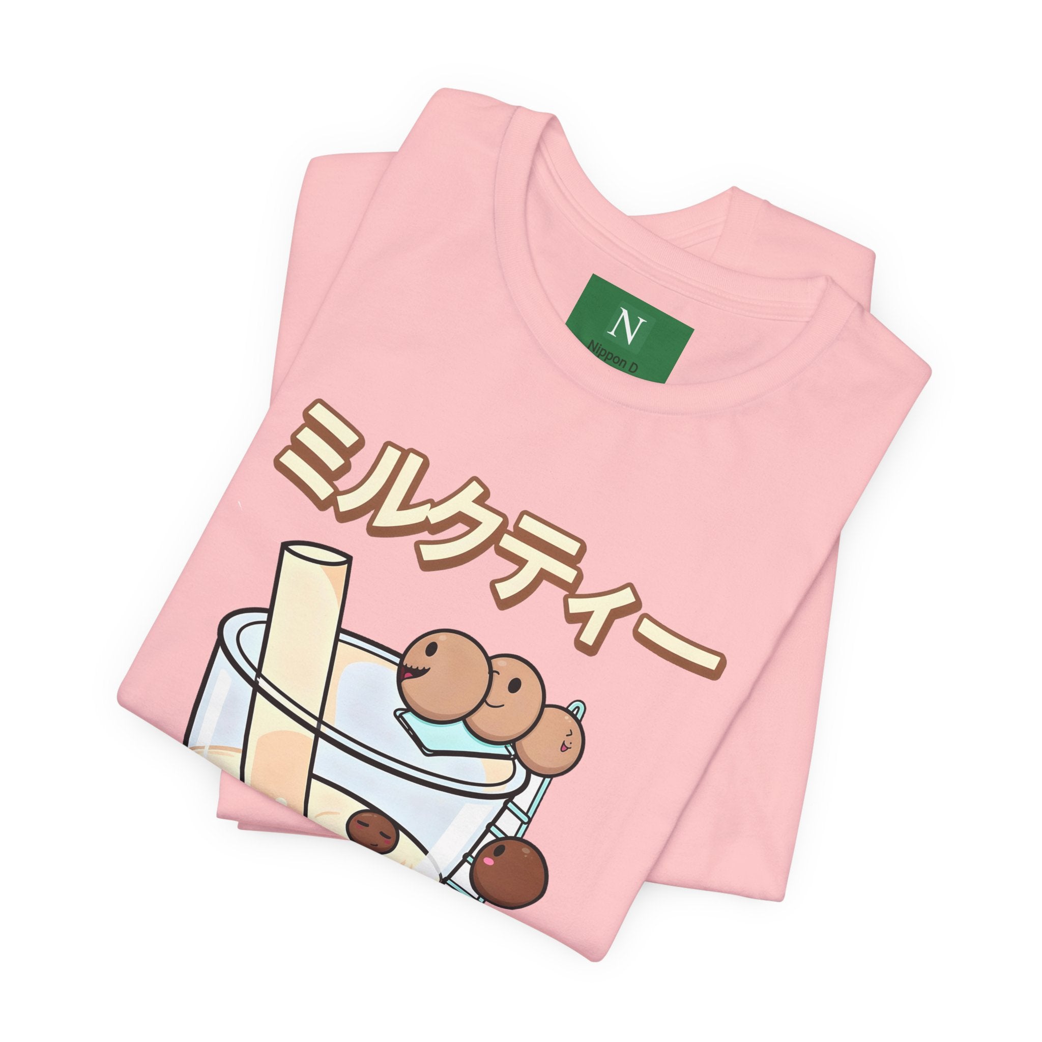 Boba Milk Tea T‑Shirt – ミルクティー Bubble Tea Graphic Tee