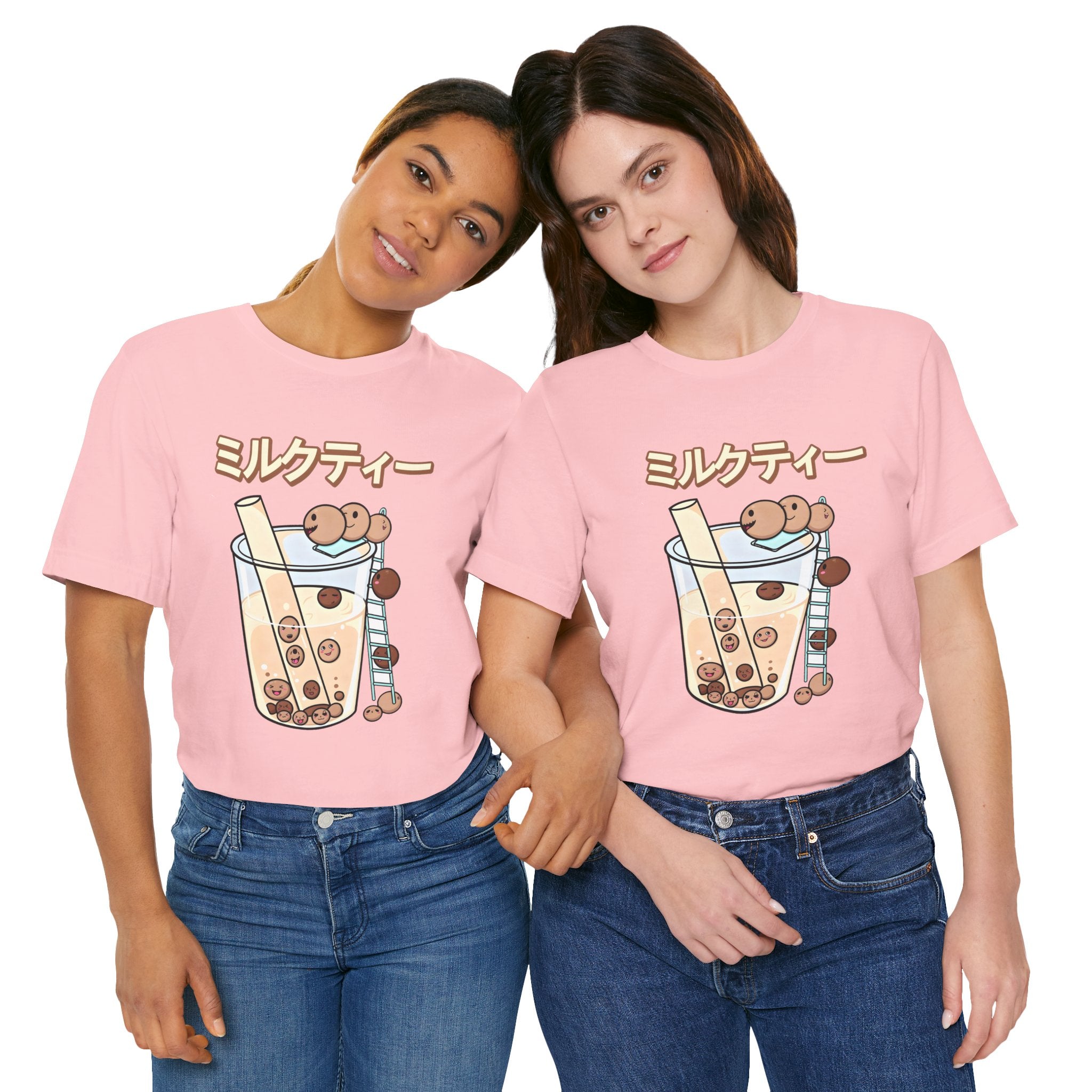 Boba Milk Tea T‑Shirt – ミルクティー Bubble Tea Graphic Tee