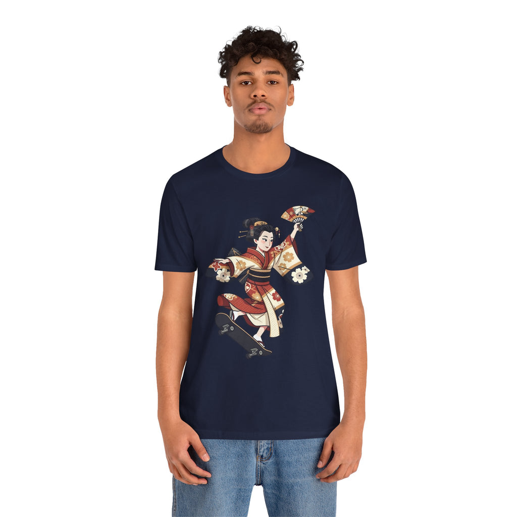 Skateboarding Geisha T-Shirt