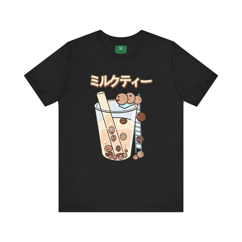 Boba Milk Tea T‑Shirt – ミルクティー Bubble Tea Graphic Tee
