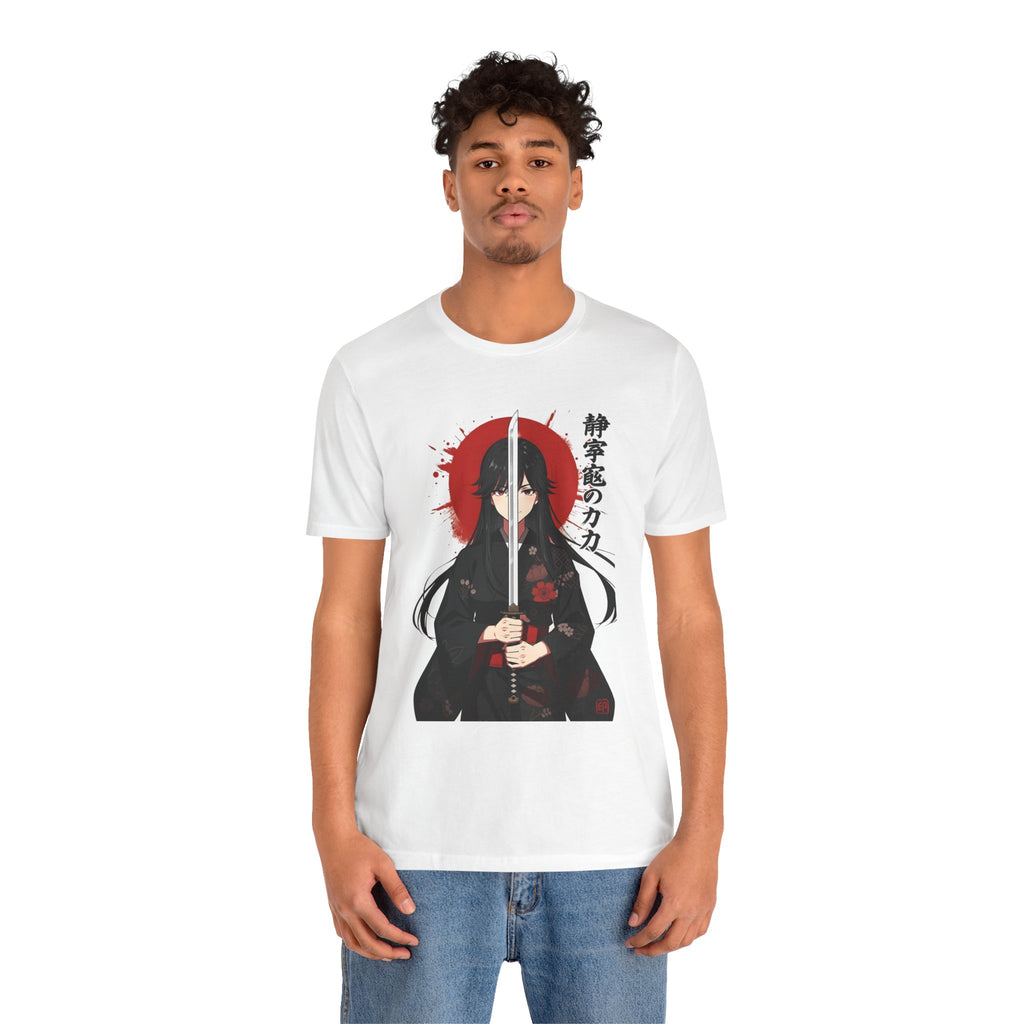 Samurai Girl Sword Tee — Japanese Anime Katana T-Shirt
