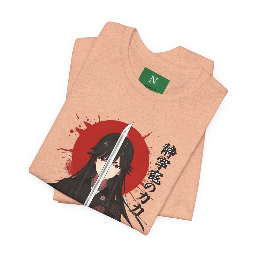 Samurai Girl Sword Tee — Japanese Anime Katana T-Shirt