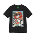 Anime Summer Kid: Tropical Hawaiian Tee with Peace Sign (サマー)