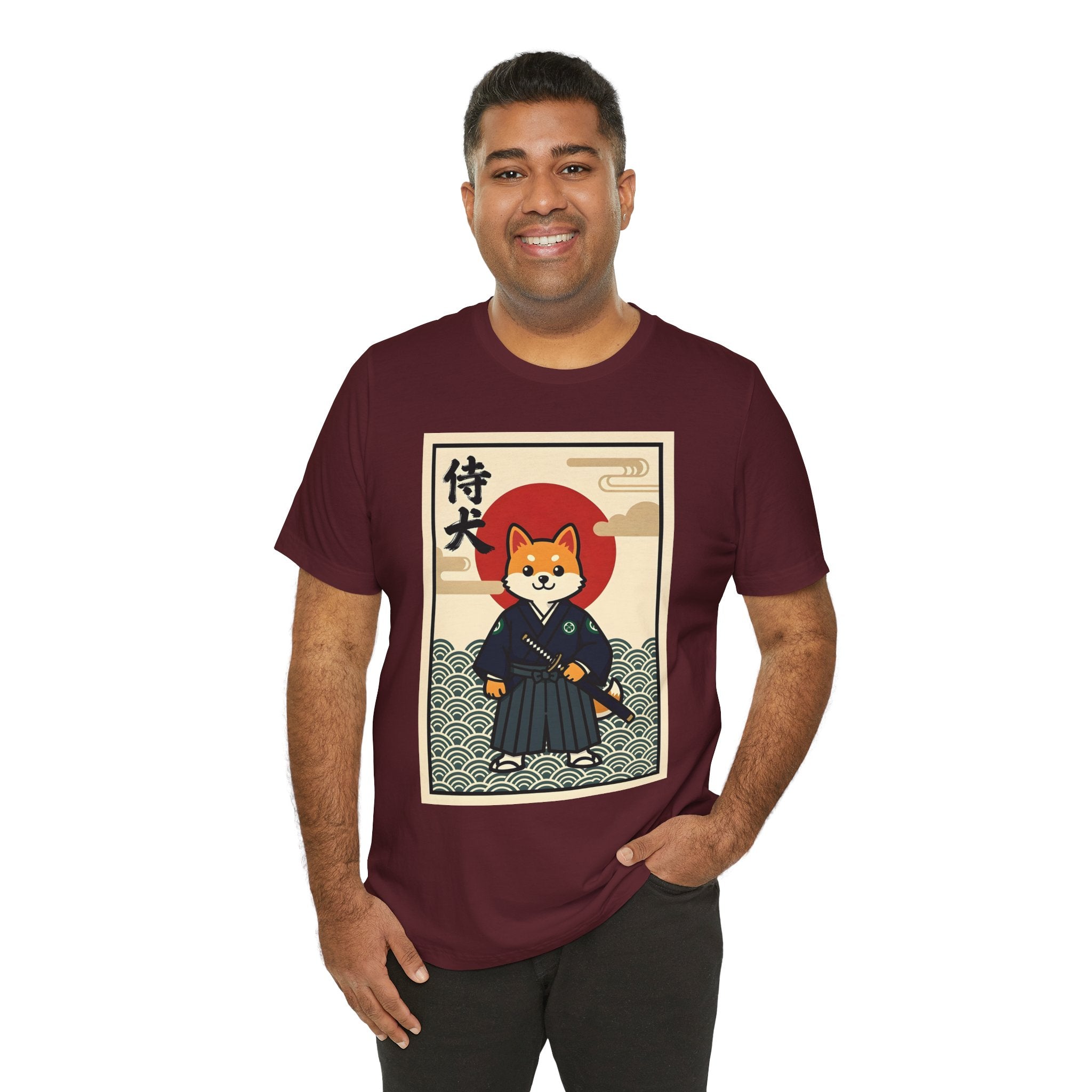 Samurai Shiba Inu Tee — Japanese Vintage Dog Graphic T-Shirt
