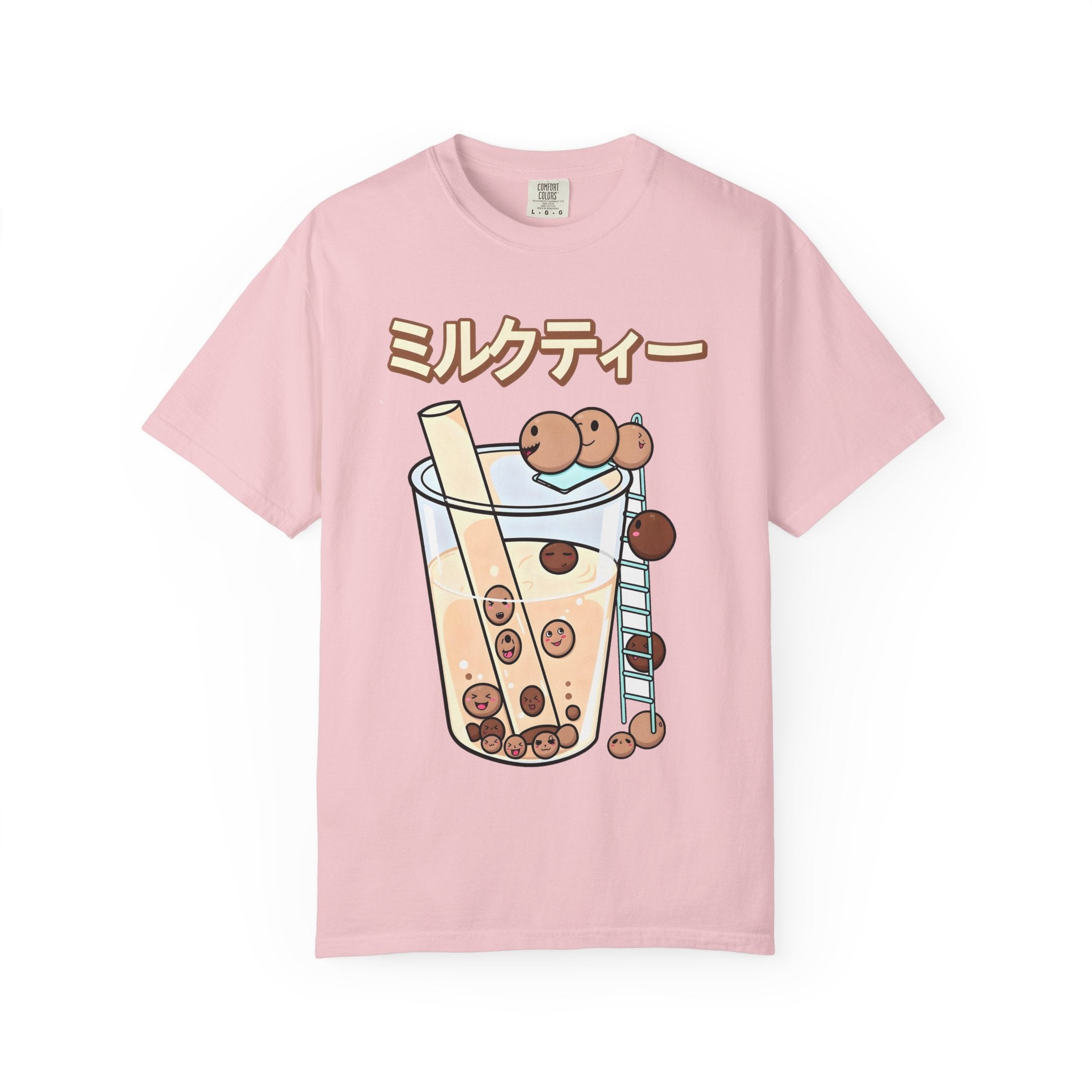 Boba Milk Tea T-Shirt — ミルクティー Cute Bubble Tea Graphic Tee