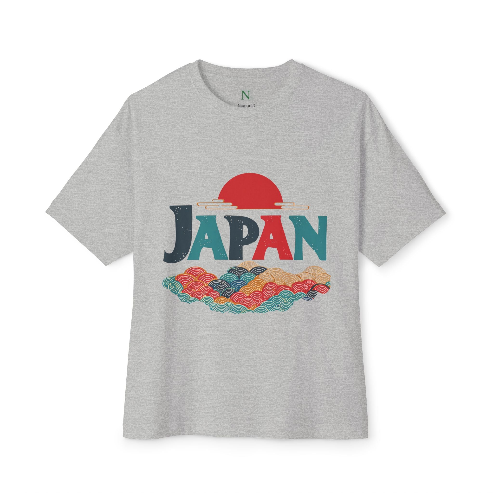 Copy of Japanese Wave Art Unisex Oversized Boxy Tee, Casual Streetwear, Vintage Graphic Tee, Summer Outfit, Gift for Art Lovers