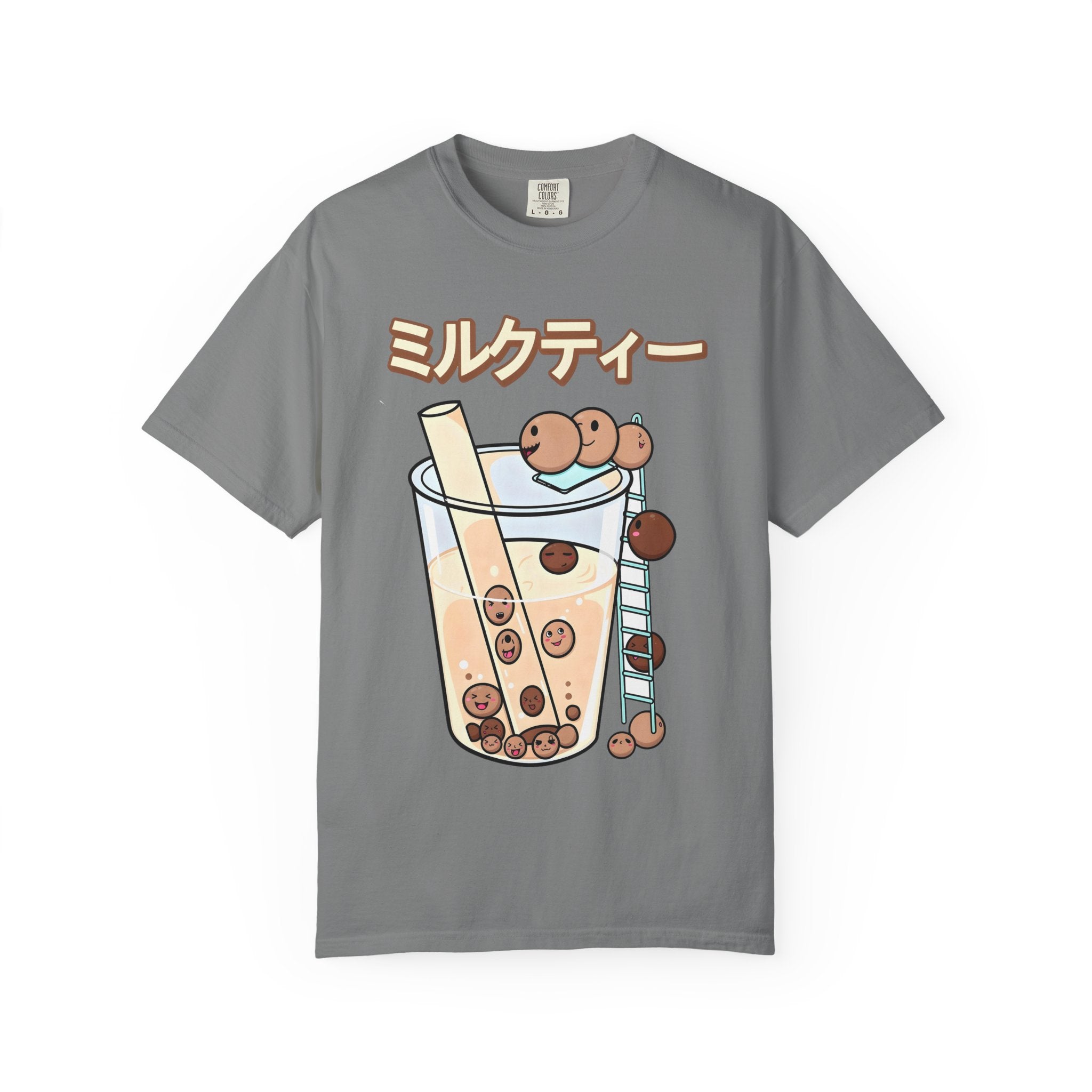 Boba Milk Tea T-Shirt — ミルクティー Cute Bubble Tea Graphic Tee