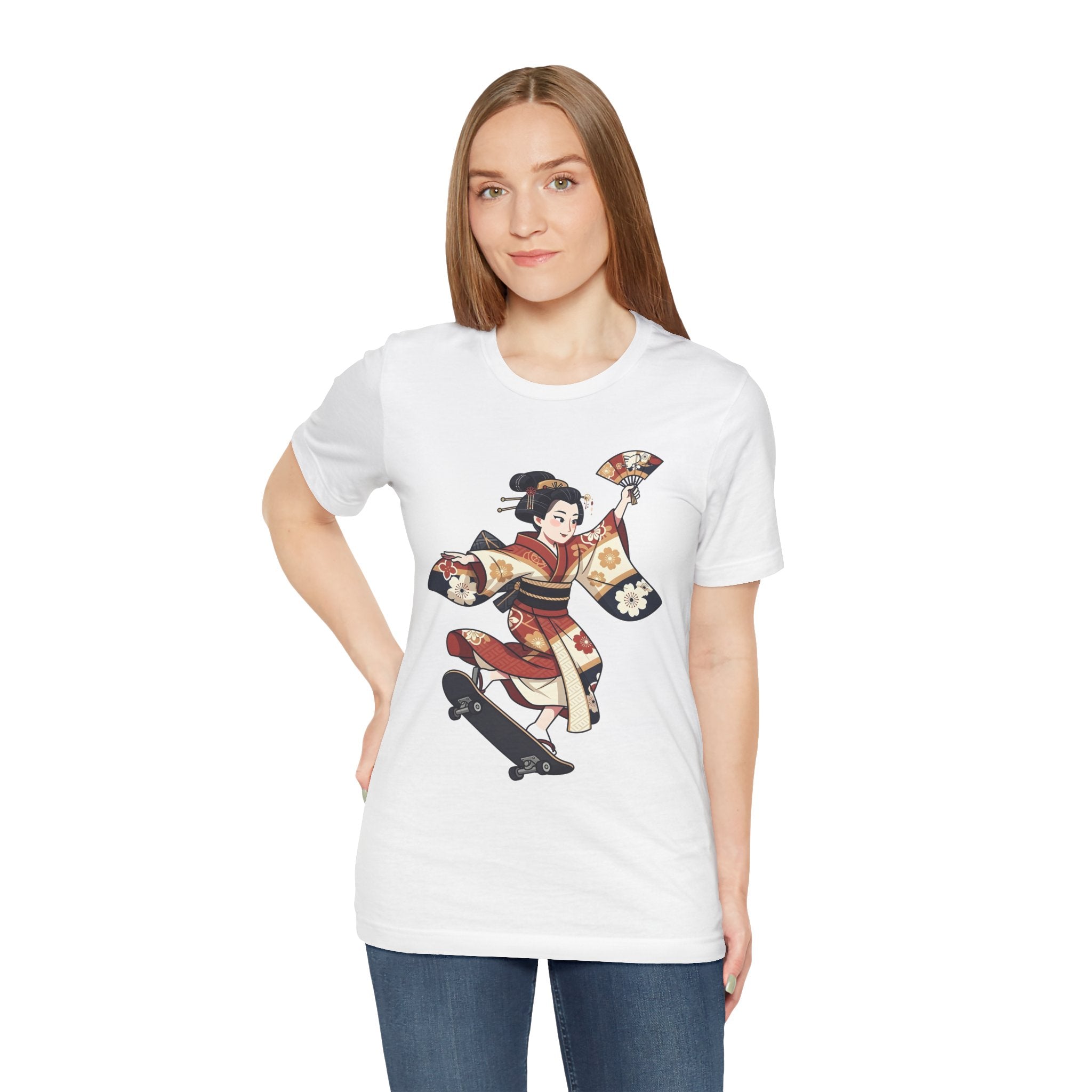 Skateboarding Geisha T-Shirt