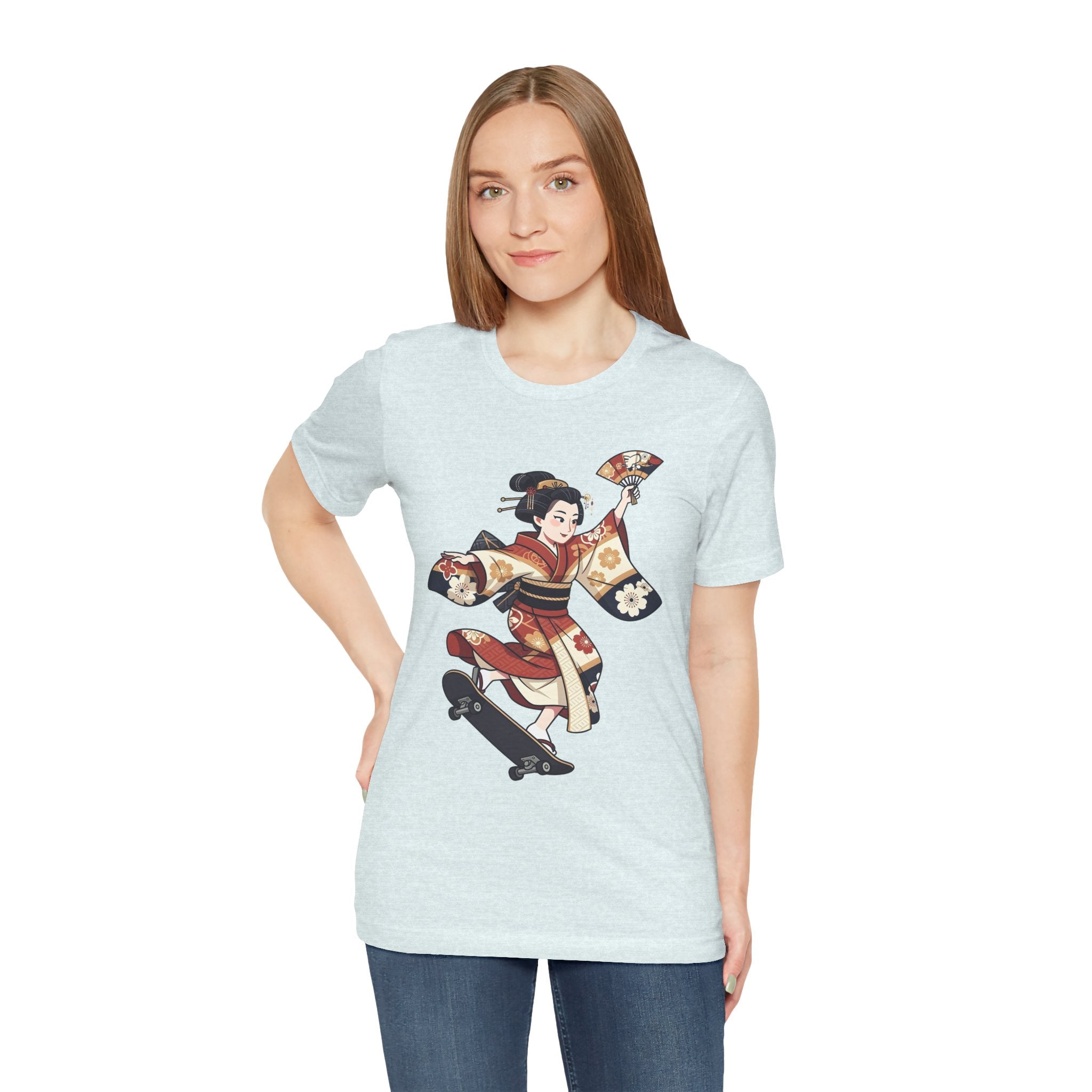 Skateboarding Geisha T-Shirt