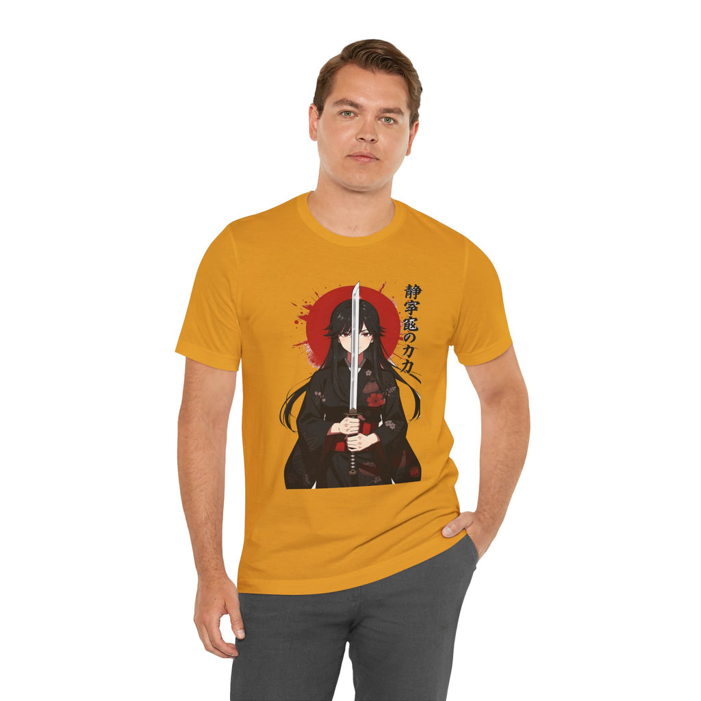 Samurai Girl Sword Tee — Japanese Anime Katana T-Shirt