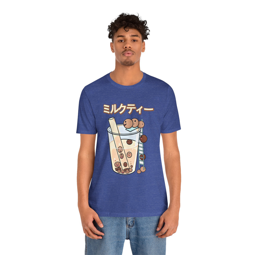 Boba Milk Tea T‑Shirt – ミルクティー Bubble Tea Graphic Tee