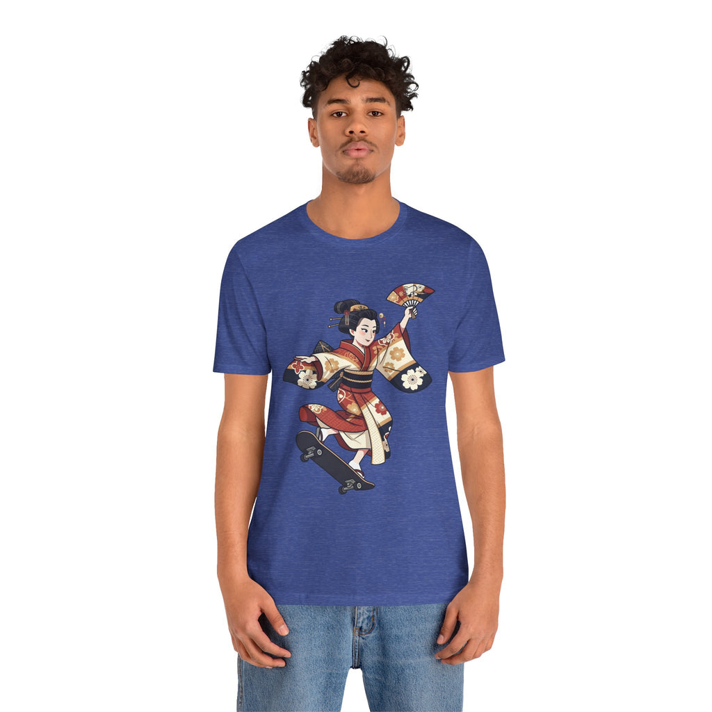 Skateboarding Geisha T-Shirt
