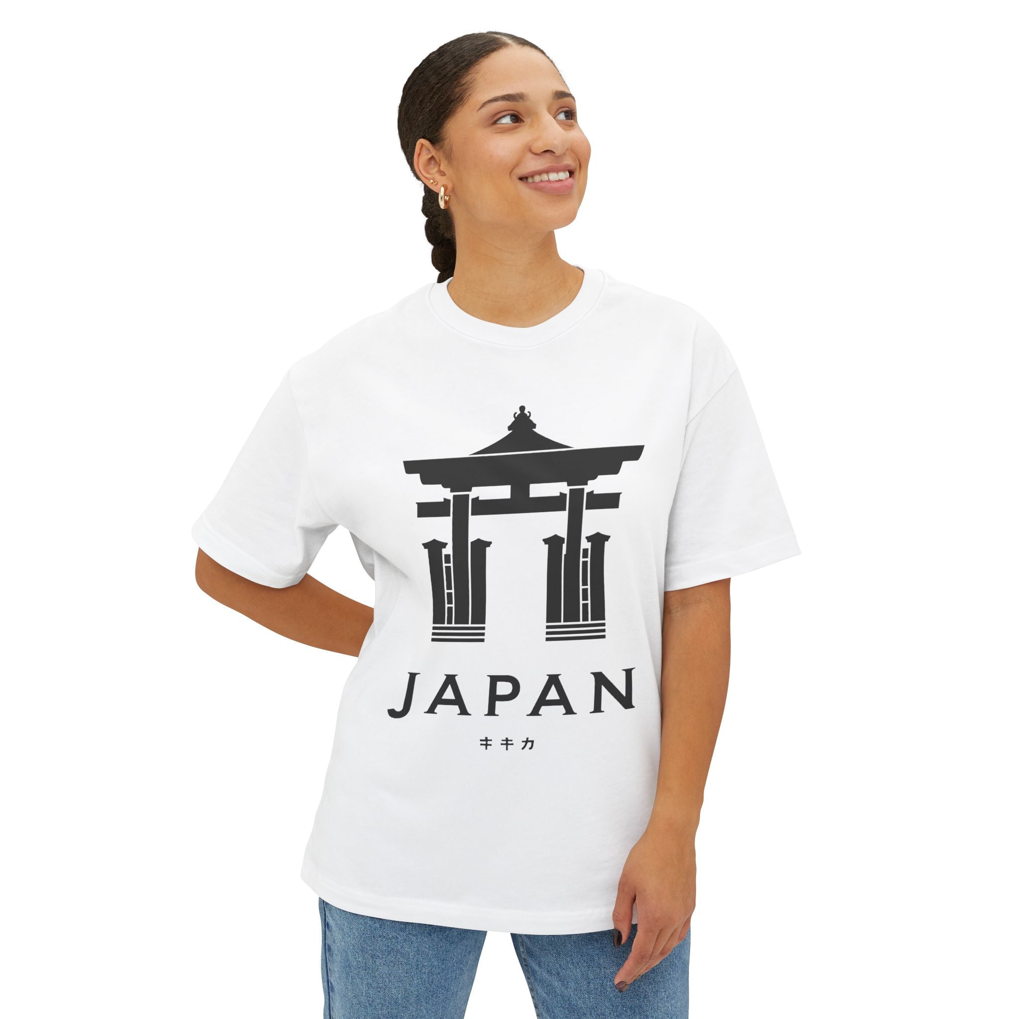 Copy of Japanese Wave Art Unisex Oversized Boxy Tee, Casual Streetwear, Vintage Graphic Tee, Summer Outfit, Gift for Art Lovers