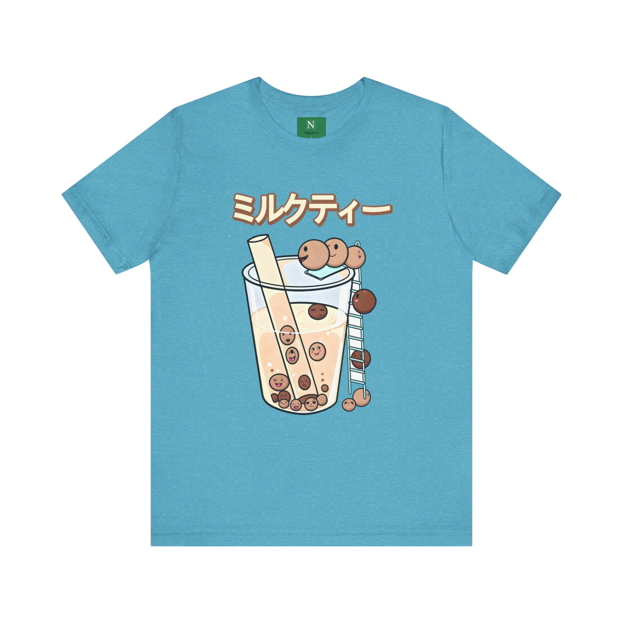 Boba Milk Tea T‑Shirt – ミルクティー Bubble Tea Graphic Tee