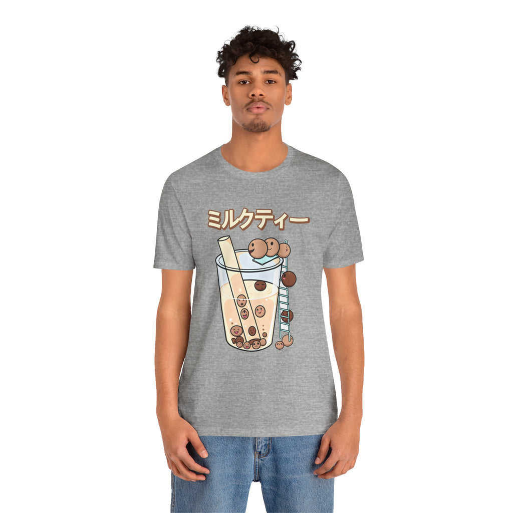 Boba Milk Tea T‑Shirt – ミルクティー Bubble Tea Graphic Tee