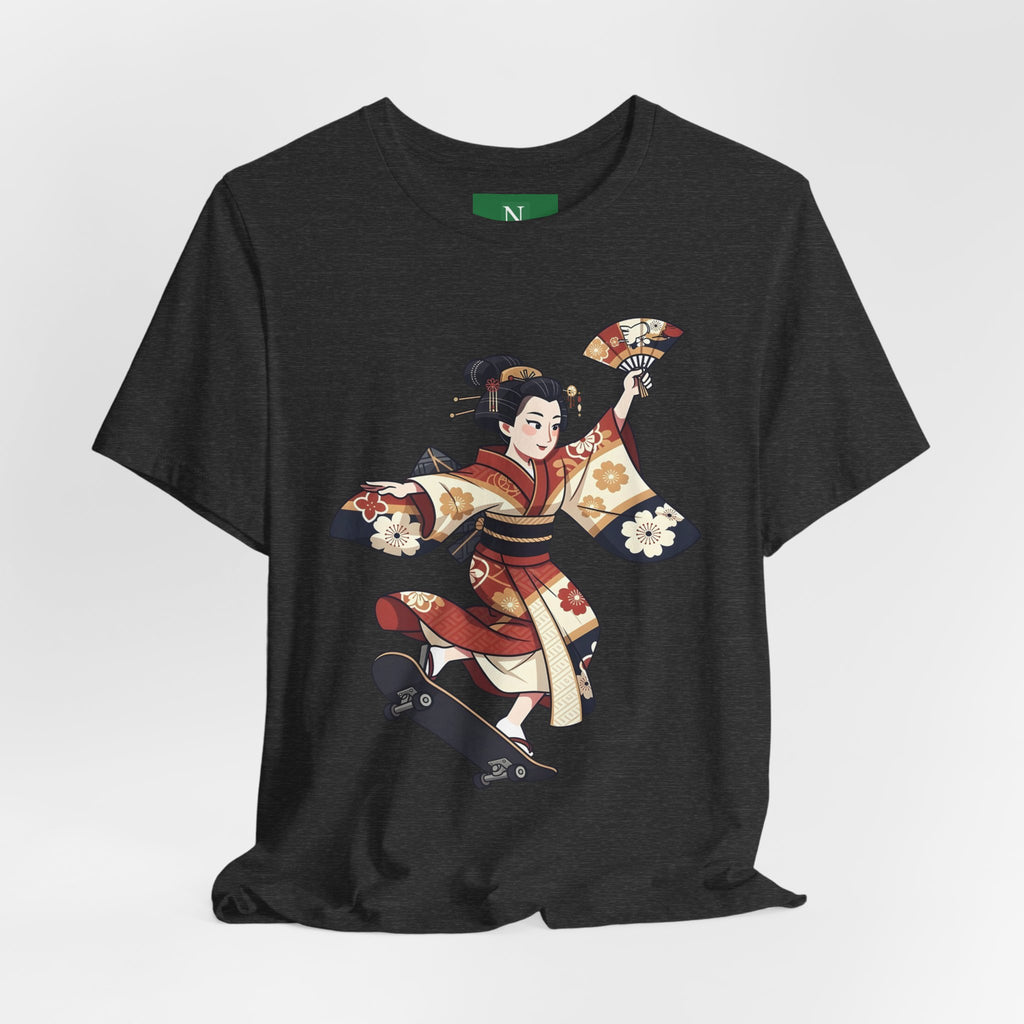 Skateboarding Geisha T-Shirt