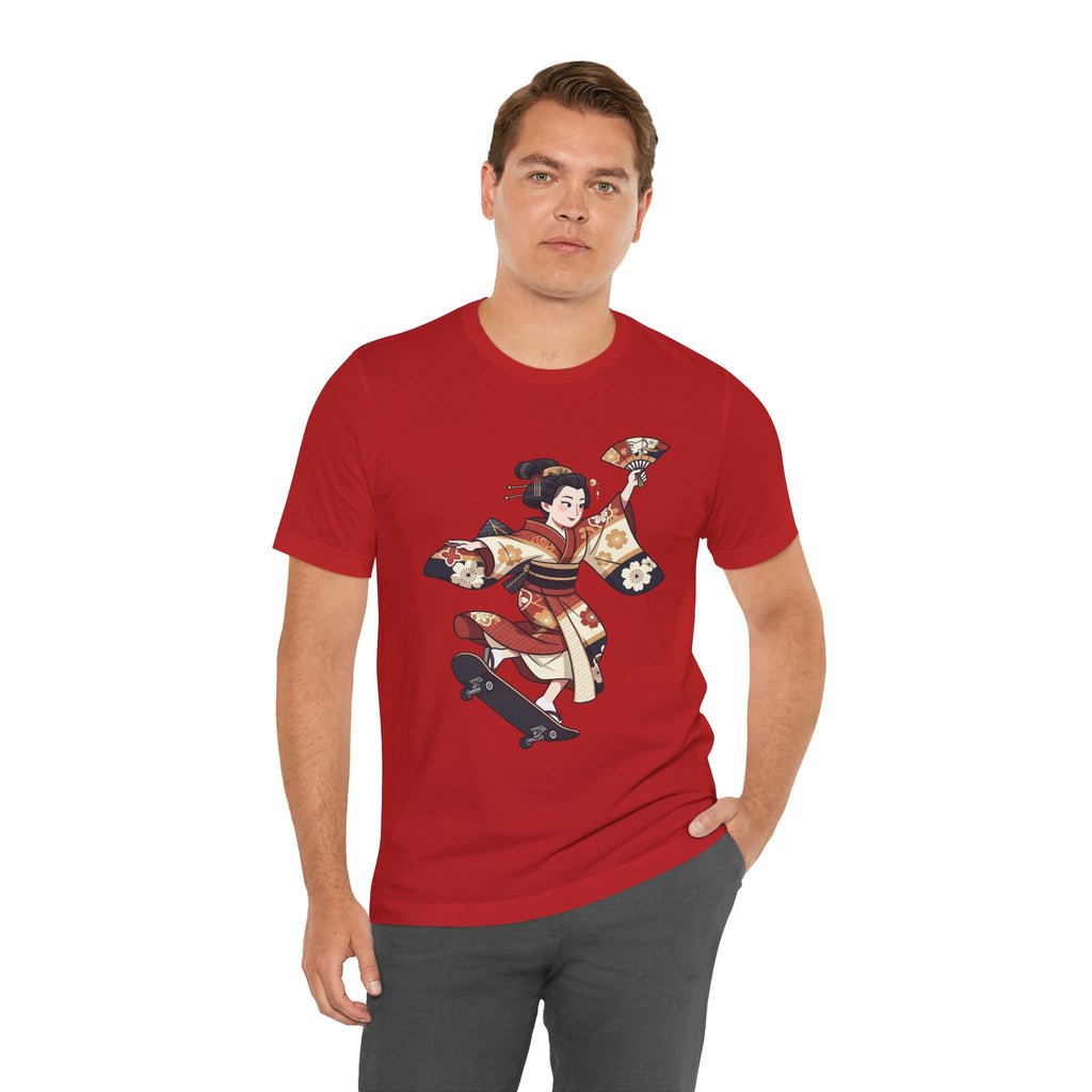 Skateboarding Geisha T-Shirt
