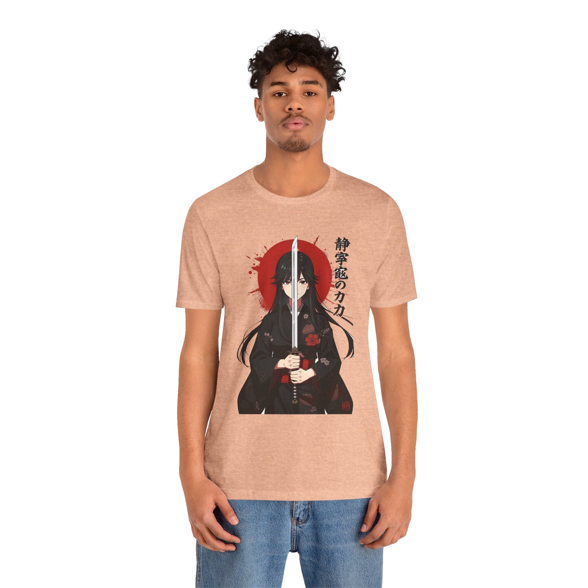 Samurai Girl Sword Tee — Japanese Anime Katana T-Shirt