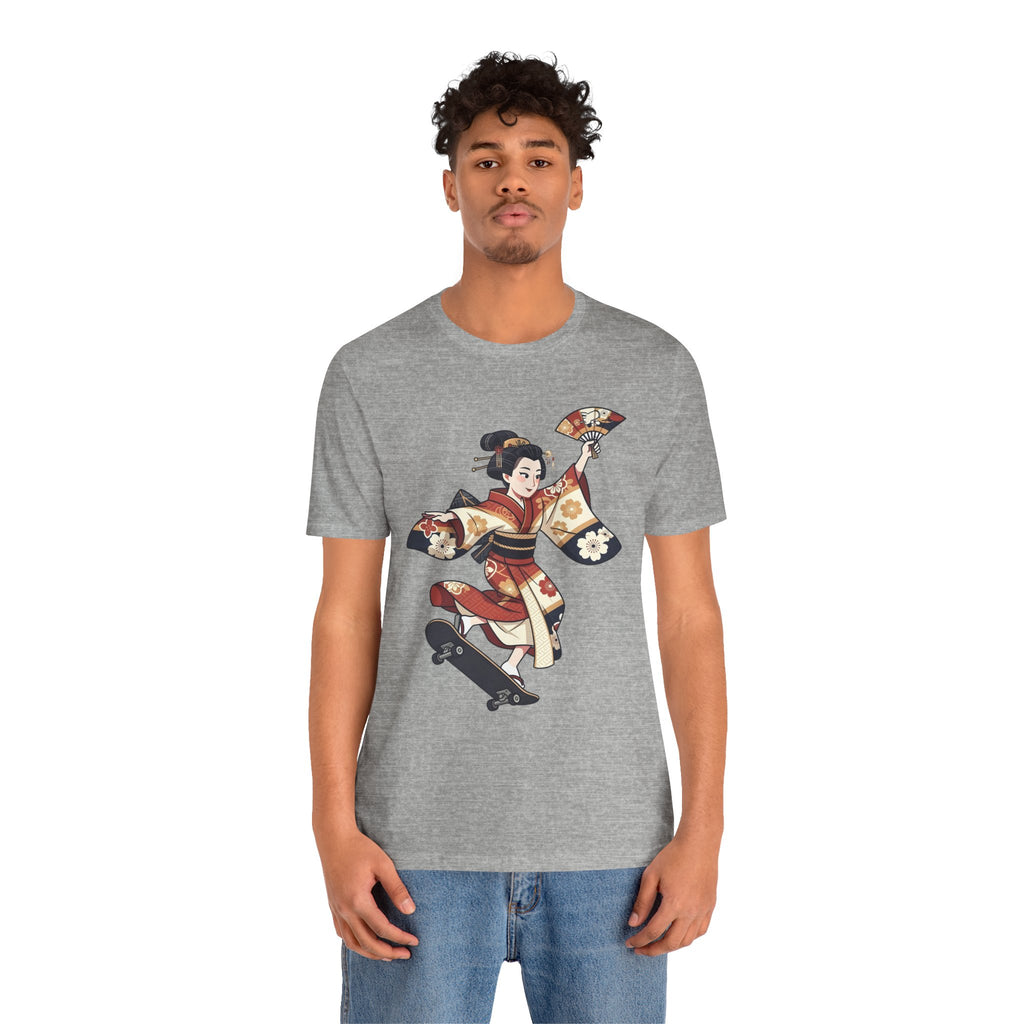 Skateboarding Geisha T-Shirt