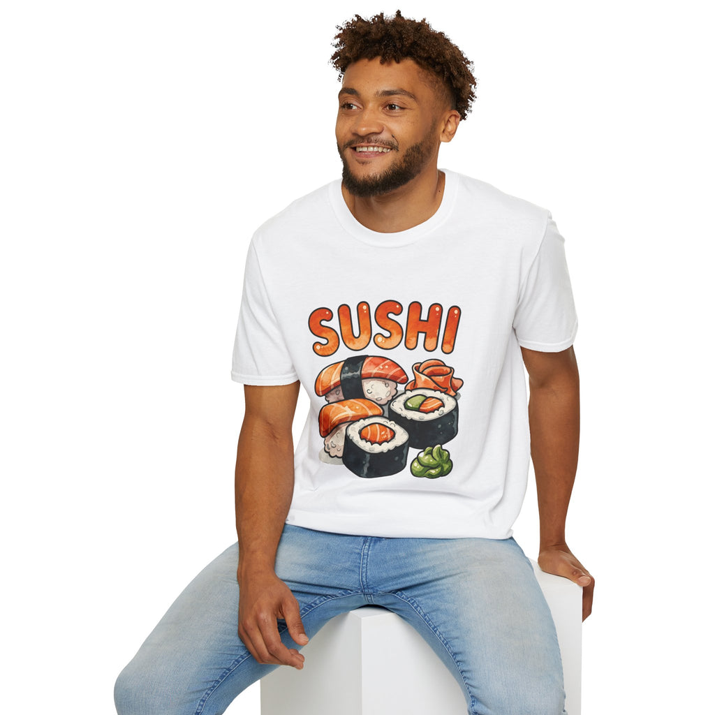 Sushi Graphic T-Shirt — Cute Sushi Illustration Tee