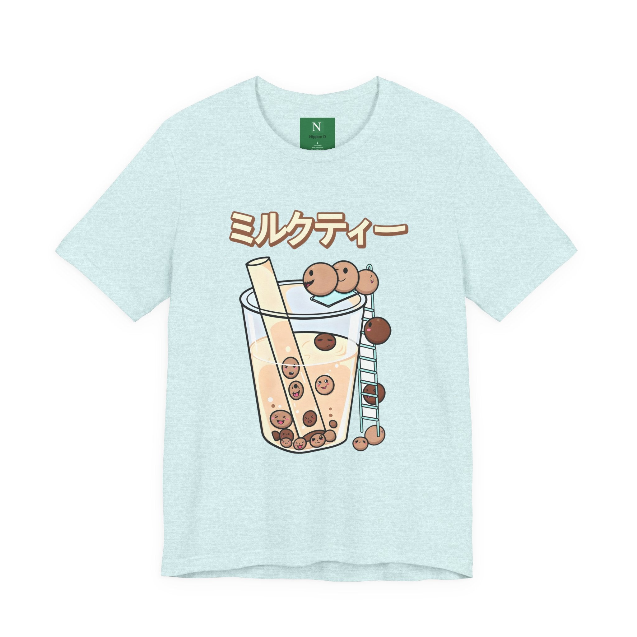 Boba Milk Tea T‑Shirt – ミルクティー Bubble Tea Graphic Tee