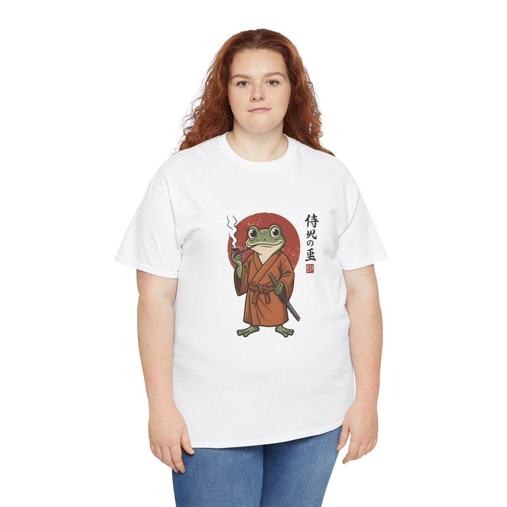 Samurai Frog T‑Shirt — Japanese Style Frog Warrior Tee