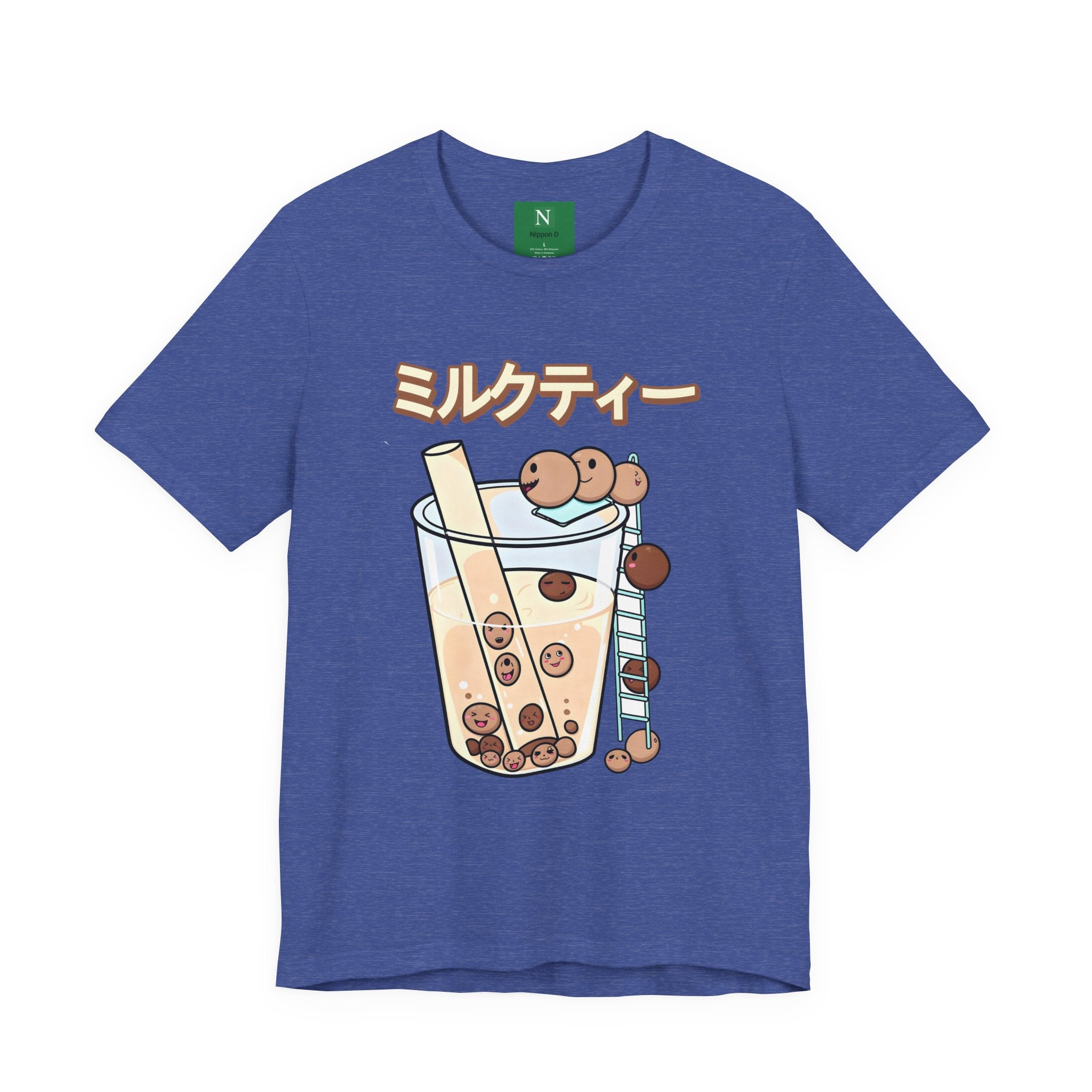 Boba Milk Tea T‑Shirt – ミルクティー Bubble Tea Graphic Tee