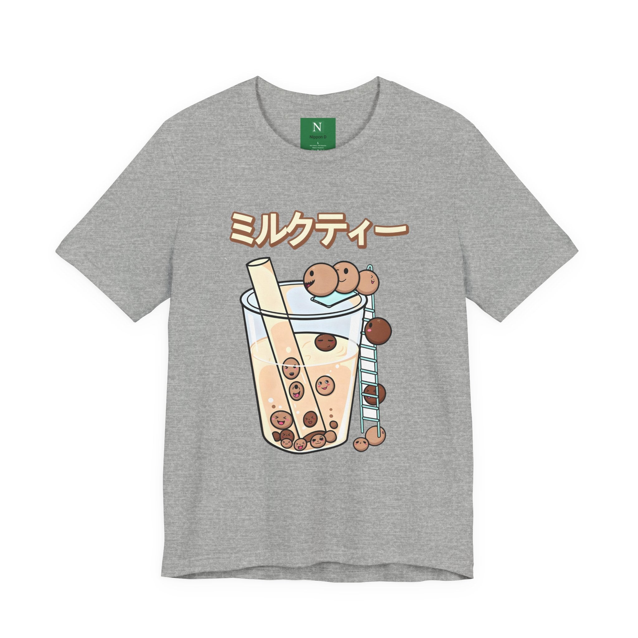 Boba Milk Tea T‑Shirt – ミルクティー Bubble Tea Graphic Tee