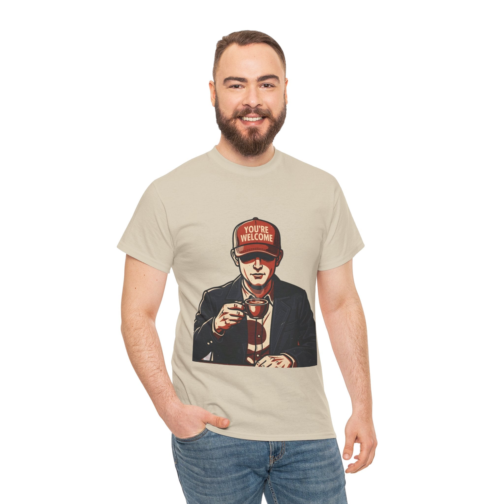 T-Shirt — 'You’re Welcome' Cheers Graphic Tee