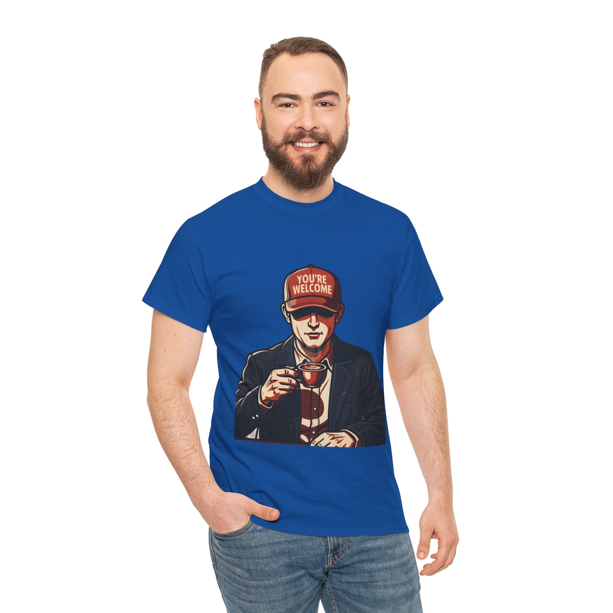 T-Shirt — 'You’re Welcome' Cheers Graphic Tee
