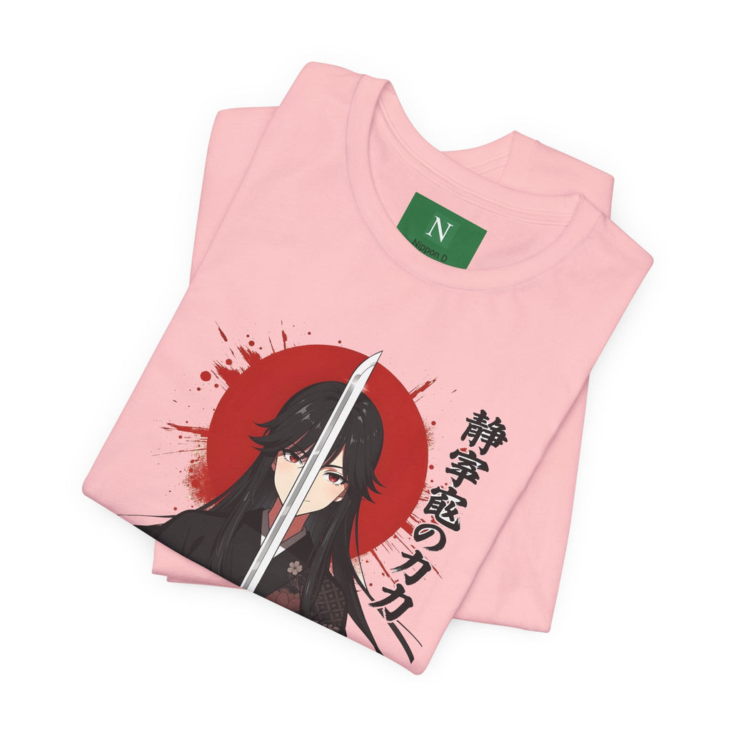 Samurai Girl Sword Tee — Japanese Anime Katana T-Shirt