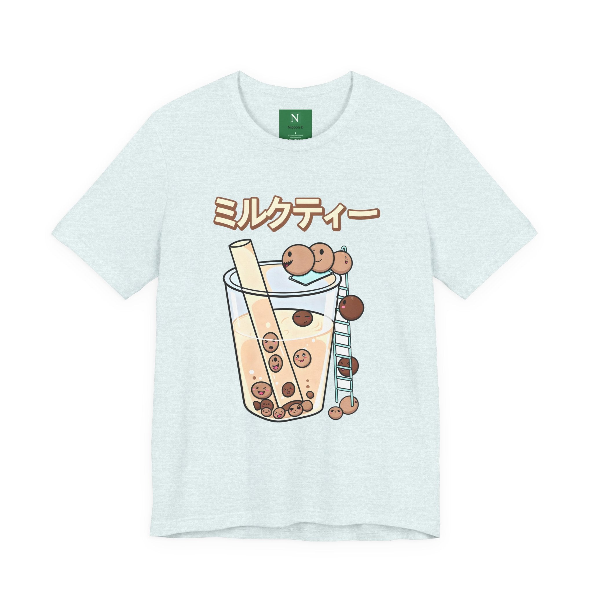 Boba Milk Tea T‑Shirt – ミルクティー Bubble Tea Graphic Tee