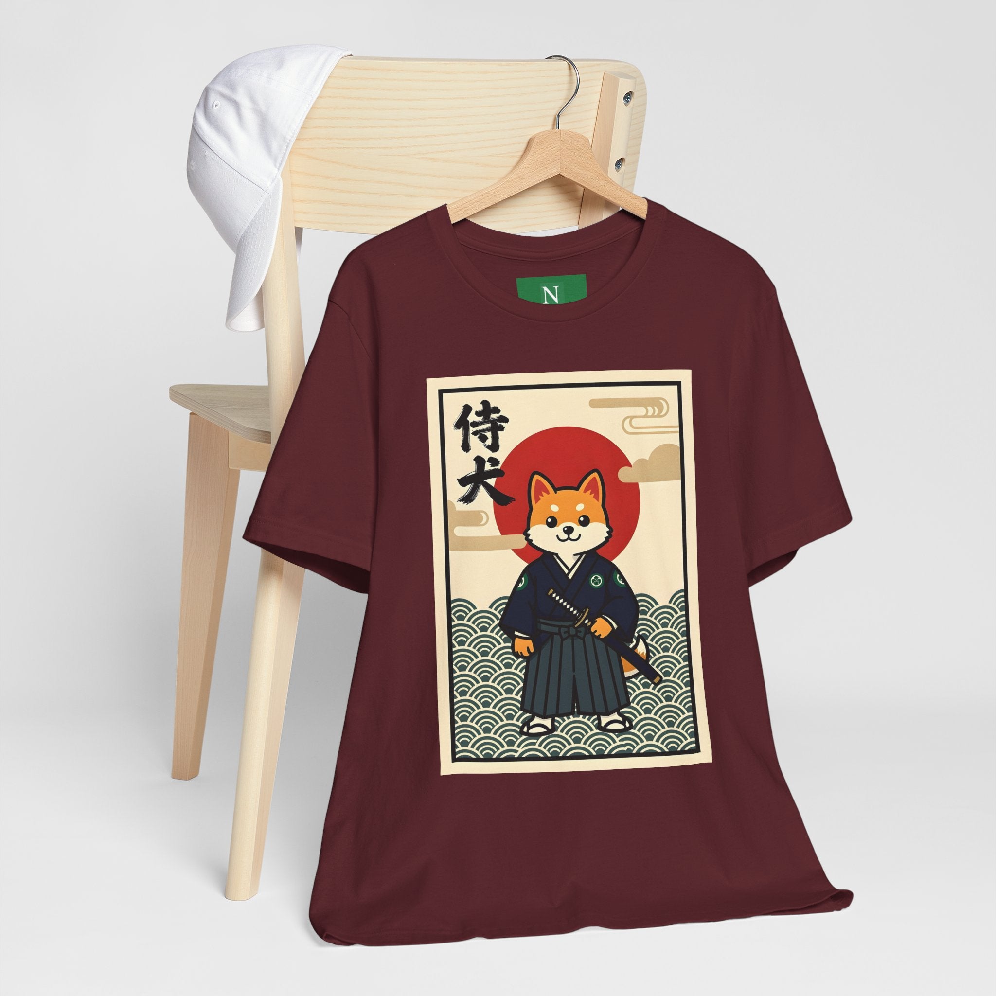 Samurai Shiba Inu Tee — Japanese Vintage Dog Graphic T-Shirt