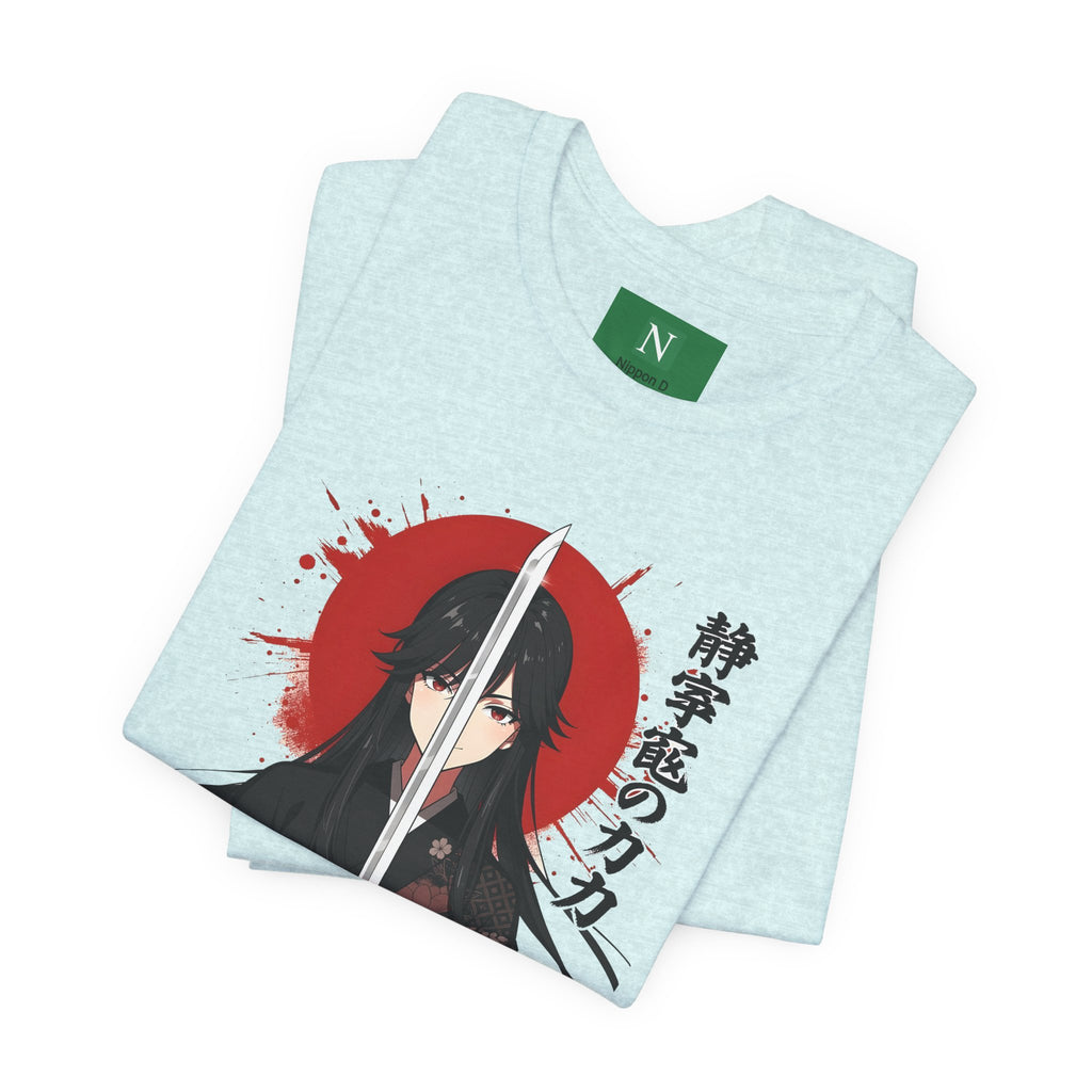 Samurai Girl Sword Tee — Japanese Anime Katana T-Shirt