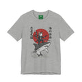 Ninja Cat Riding Shark T‑Shirt — Japanese Samurai Style Graphic Tee