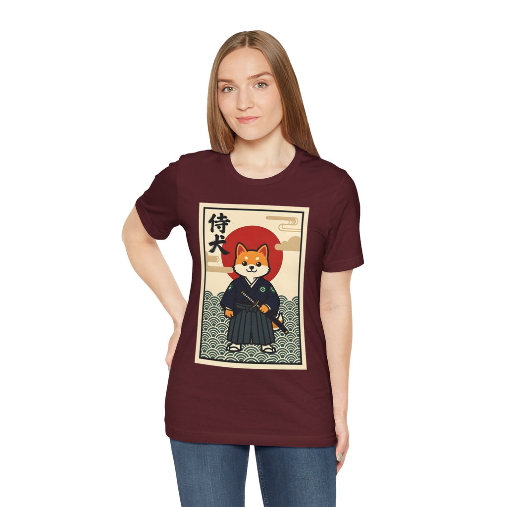 Samurai Shiba Inu Tee — Japanese Vintage Dog Graphic T-Shirt