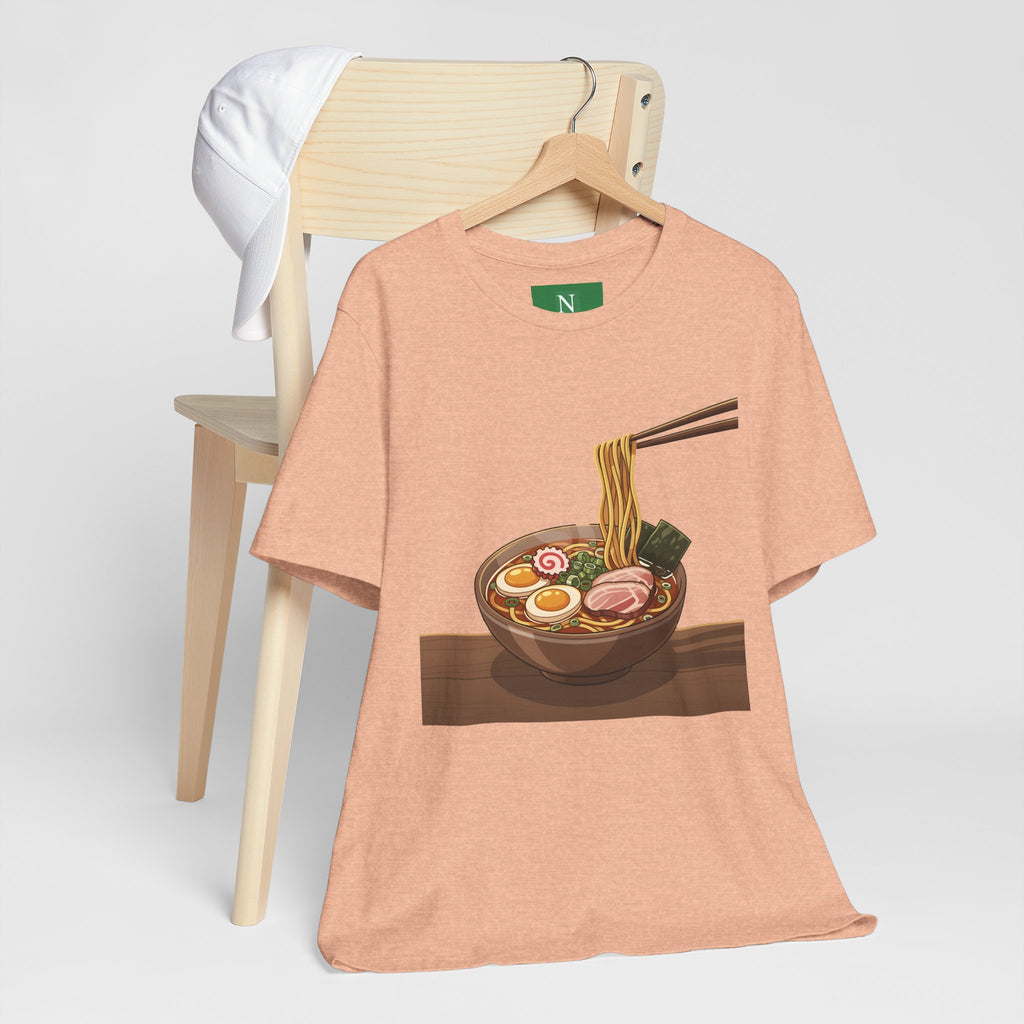 Ramen Bowl Graphic Tee – Chopsticks & Noodles Japanese Food T-Shirt