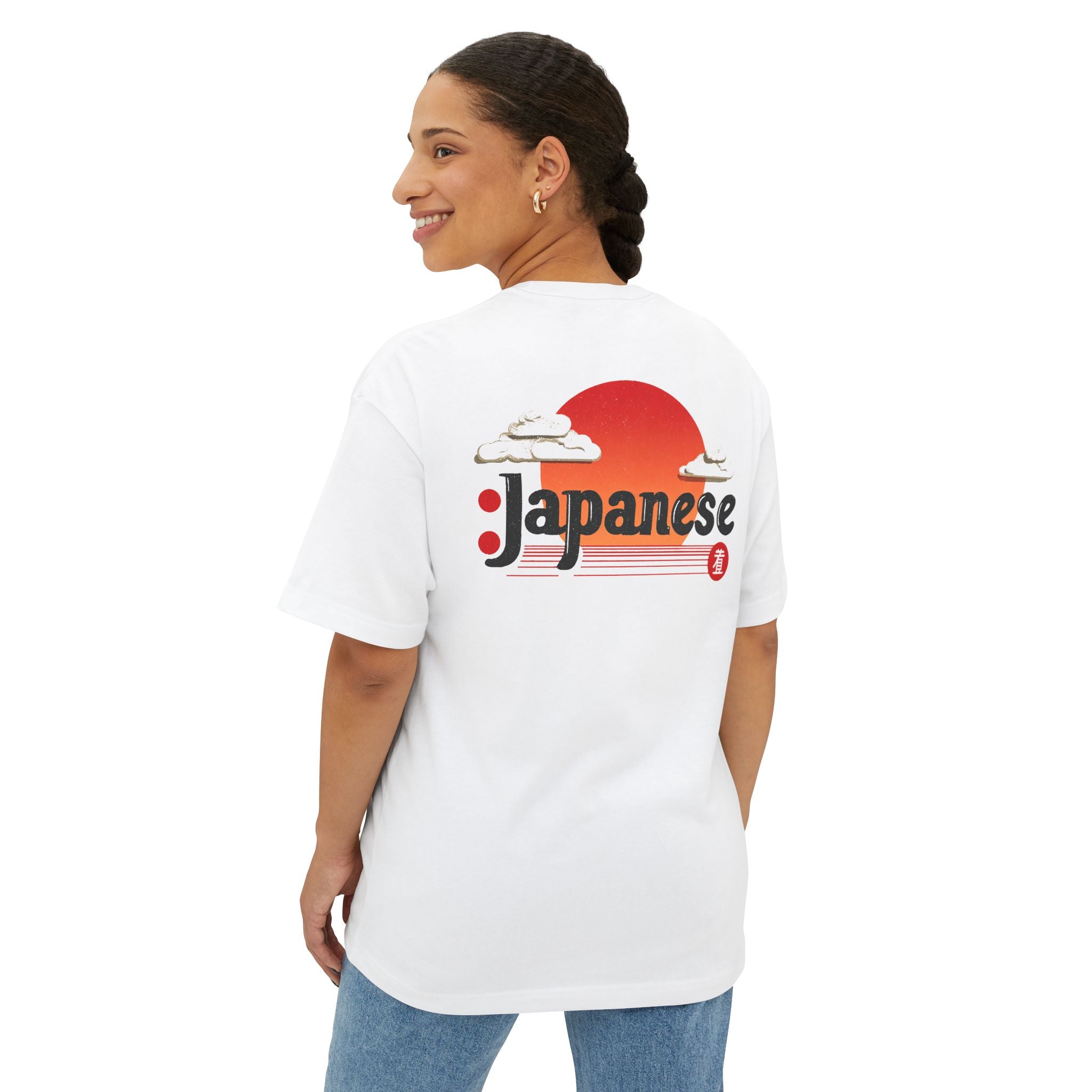 Copy of Japanese Wave Art Unisex Oversized Boxy Tee, Casual Streetwear, Vintage Graphic Tee, Summer Outfit, Gift for Art Lovers