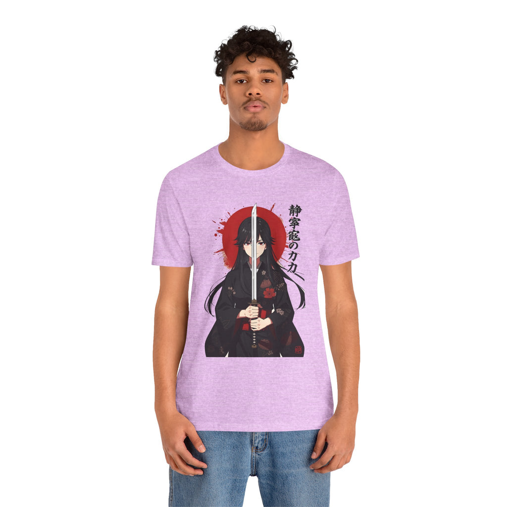 Samurai Girl Sword Tee — Japanese Anime Katana T-Shirt