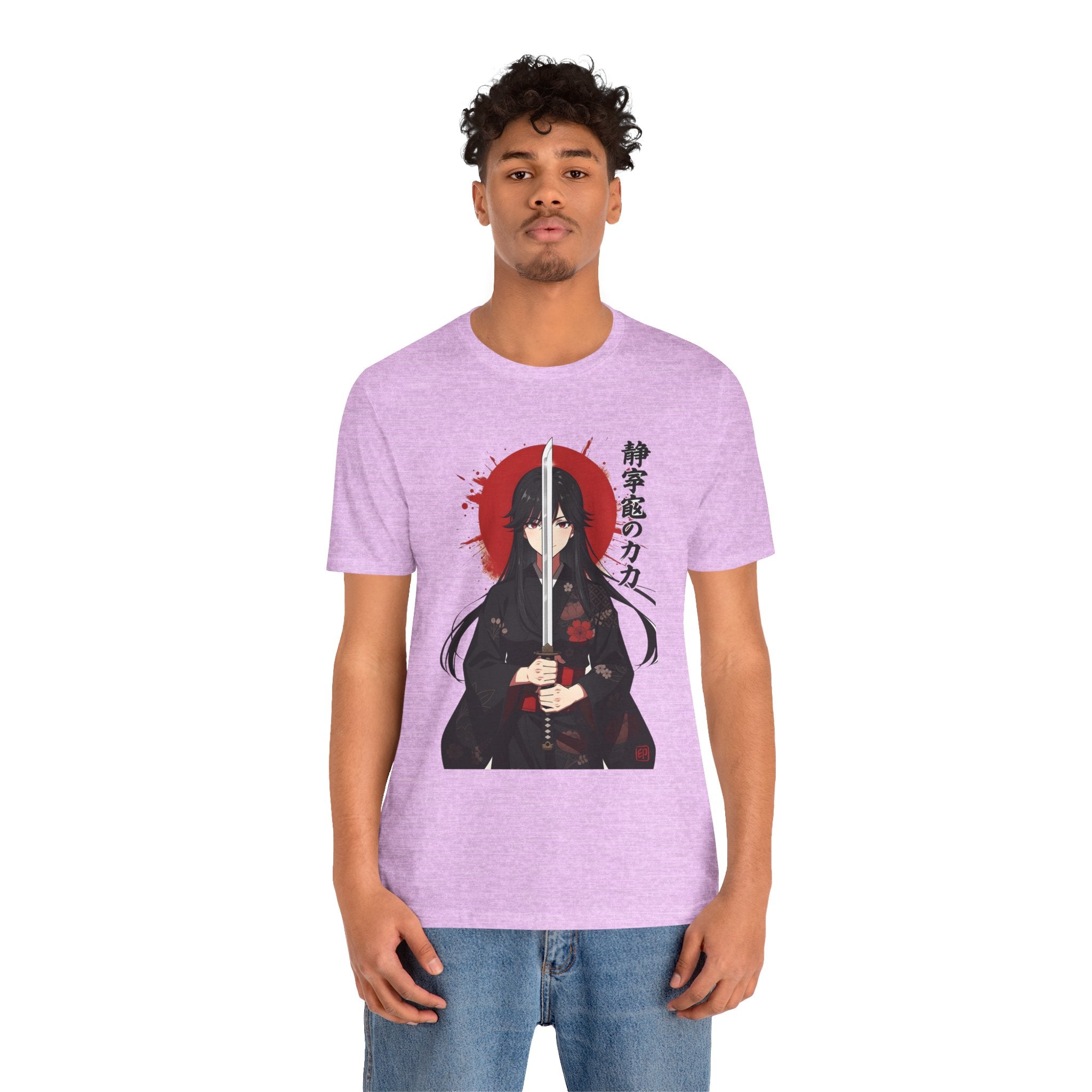 Samurai Girl Sword Tee — Japanese Anime Katana T-Shirt