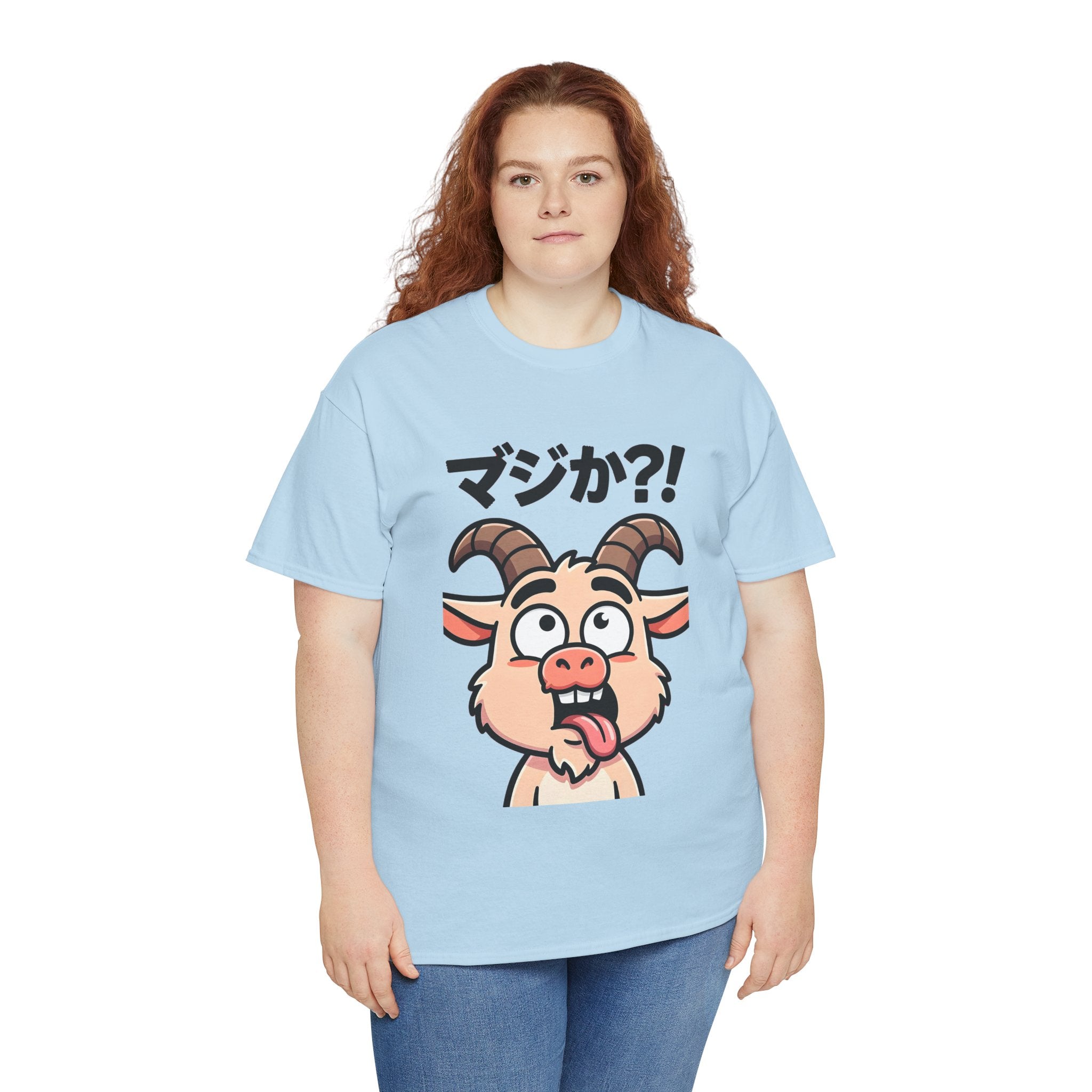 Goat Shock T-Shirt — マジか?! Funny Japanese Cartoon Tee
