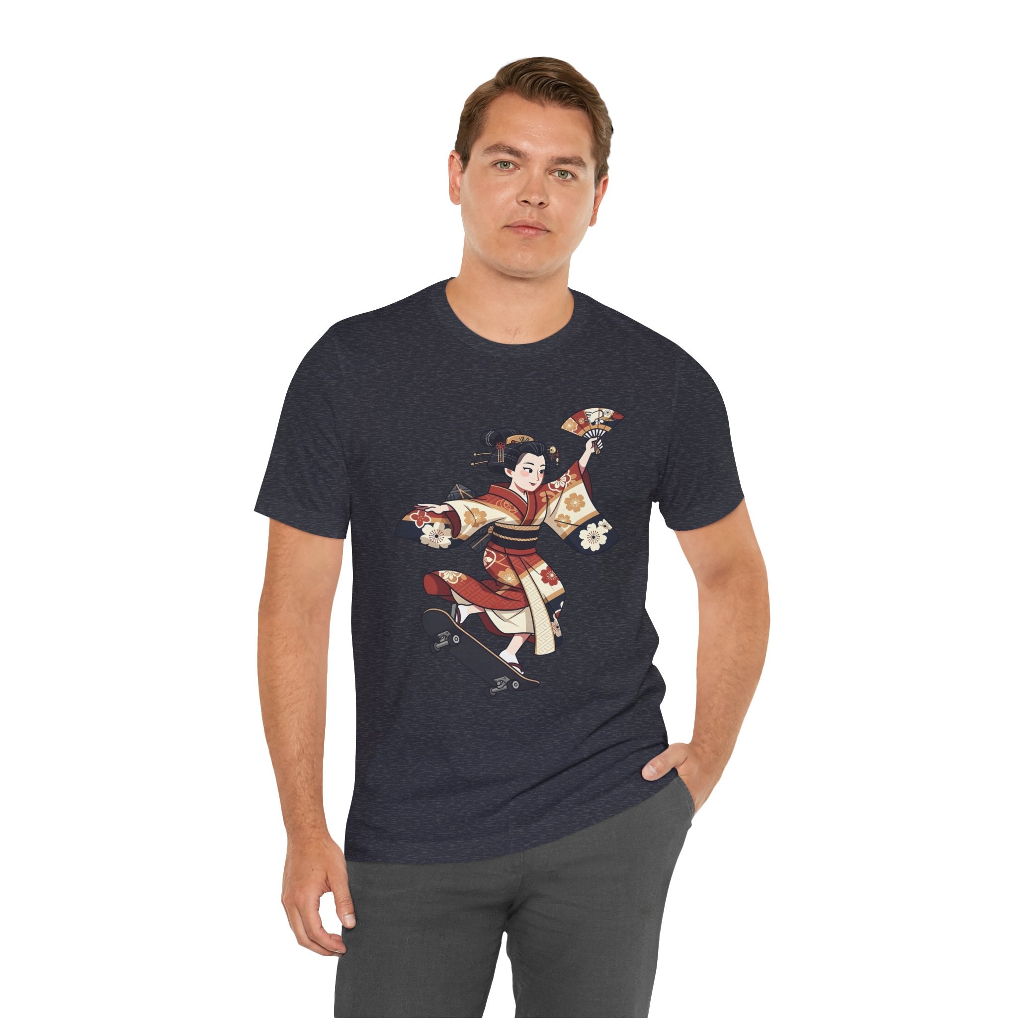 Skateboarding Geisha T-Shirt