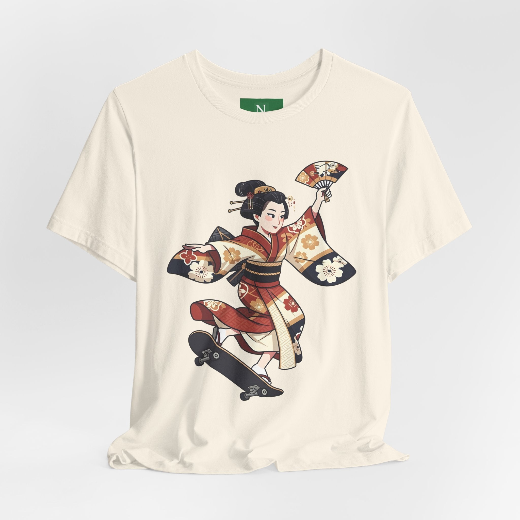 Skateboarding Geisha T-Shirt
