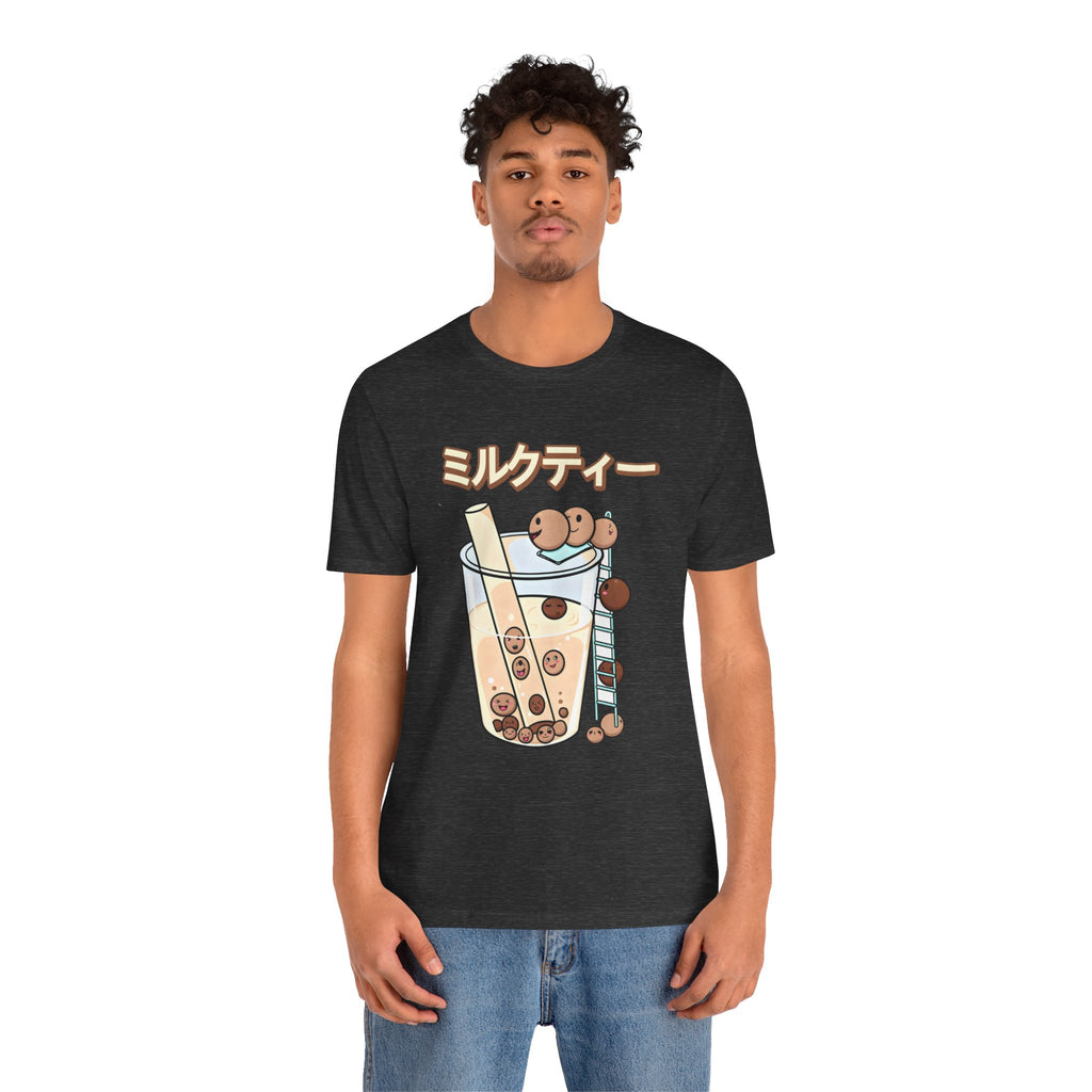 Boba Milk Tea T‑Shirt – ミルクティー Bubble Tea Graphic Tee